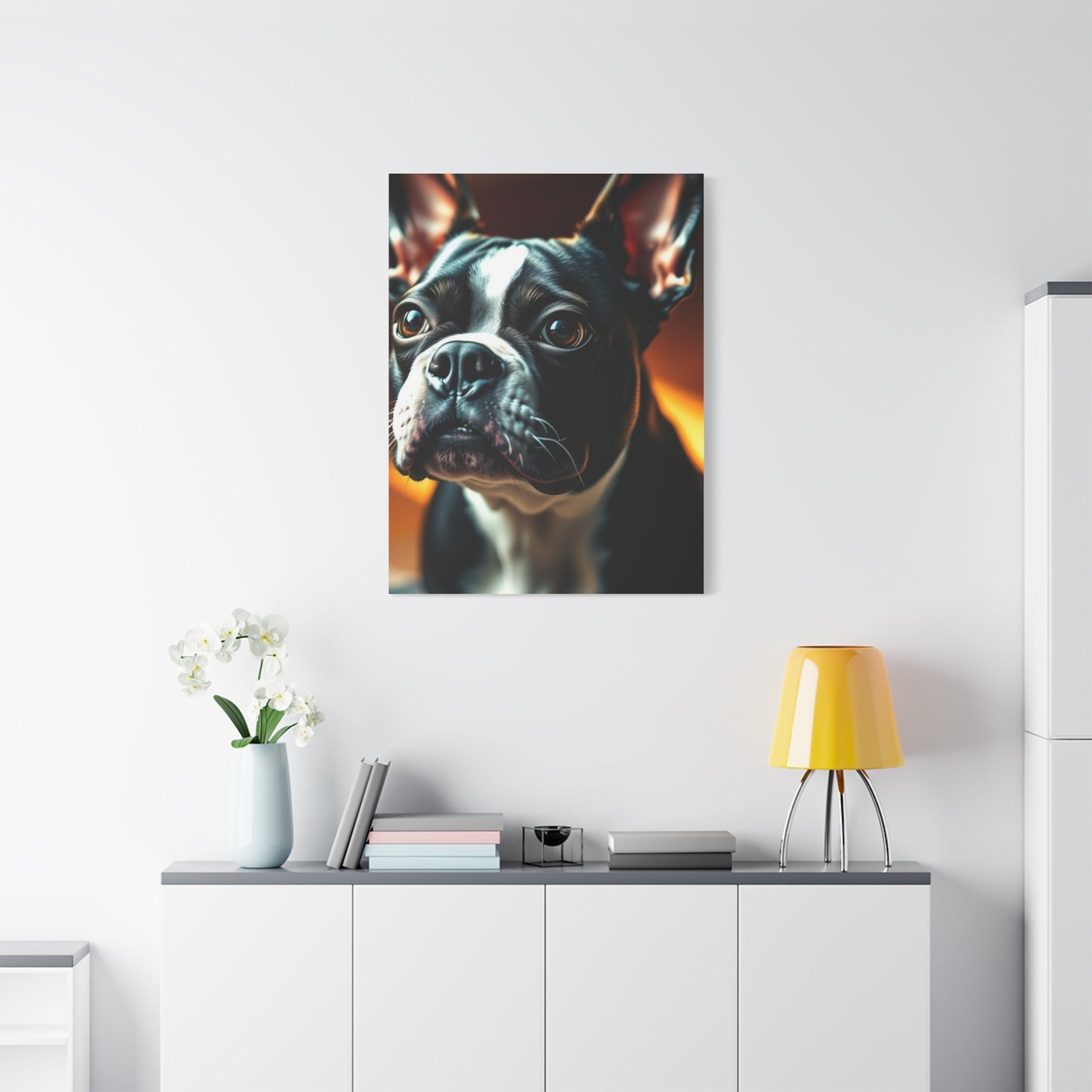Boston Terrier Art Luxury Canvas Wall Art & Canvas Print