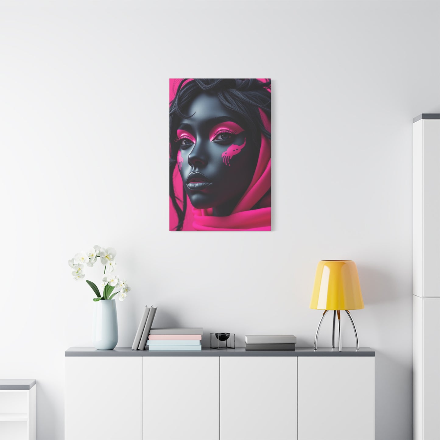Supreme Black & Pink Art Collection Wall Art & Canvas Print