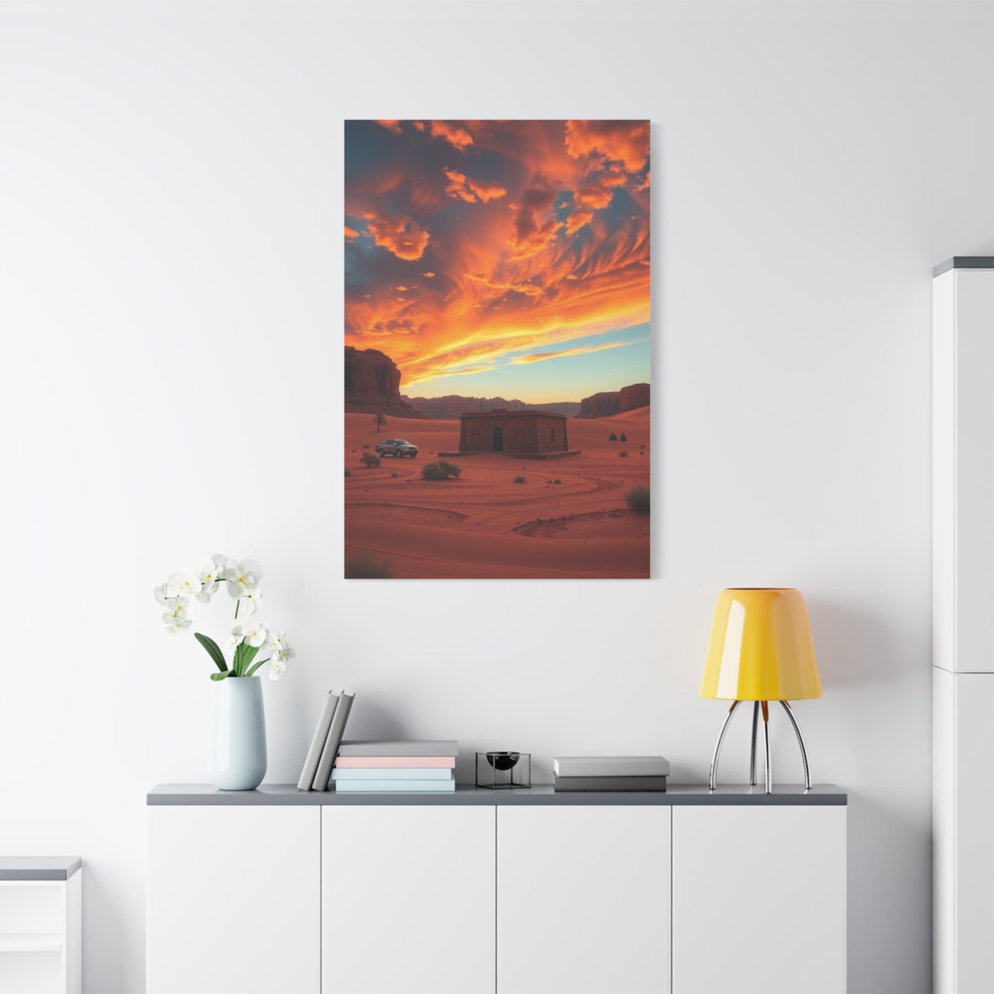 Celestial Desert Tapestry Wall Art & Canvas Print