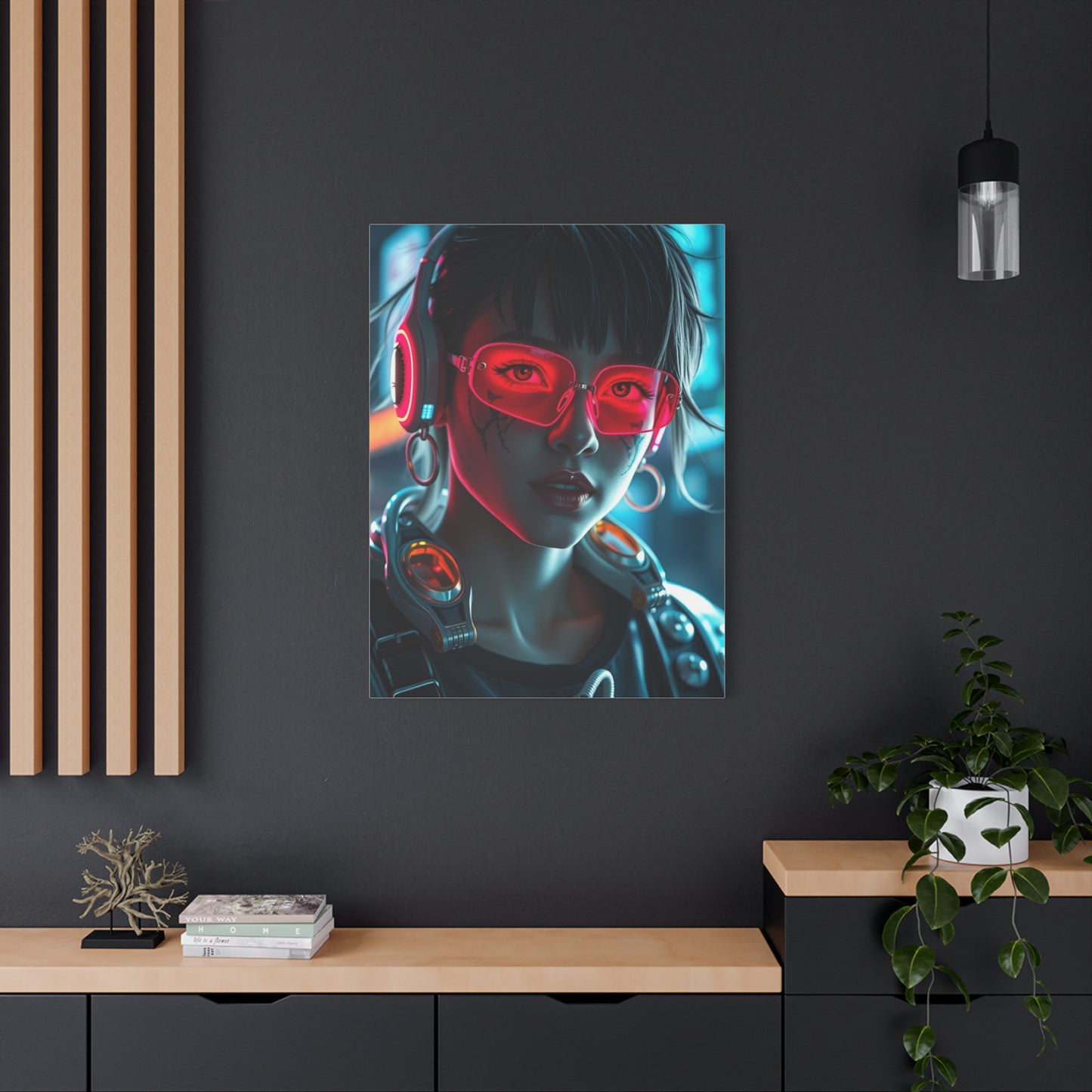 Vision Cyberpunk Art Art Wall Art & Canvas Print