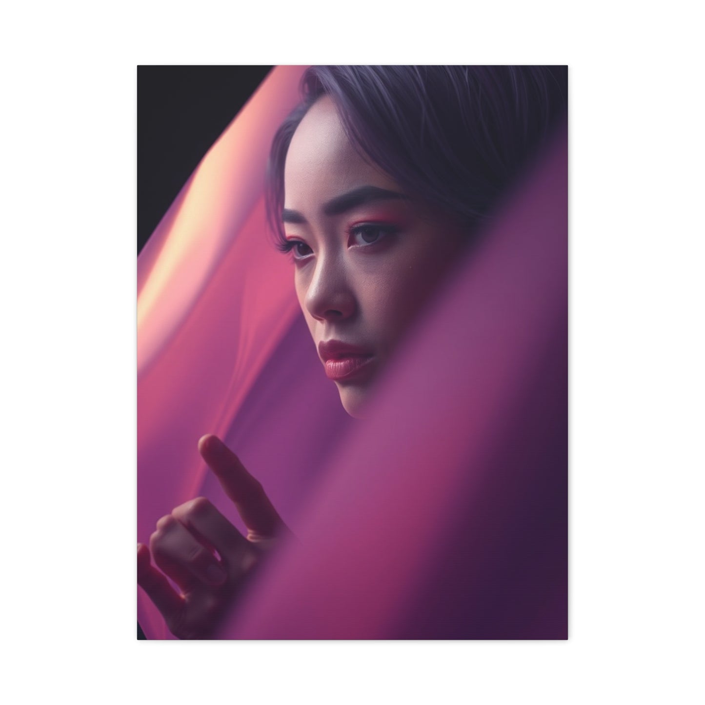 Imperial Violet Vignette Wall Art & Canvas Print