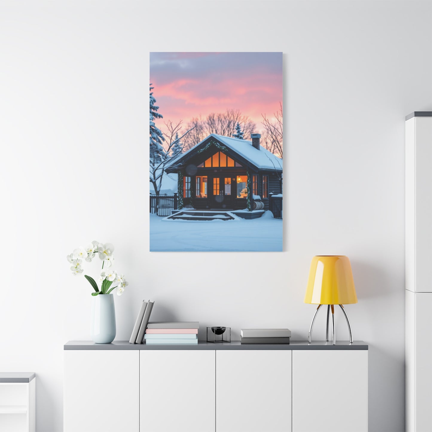 Hushed Winter Landscape Wall Art & Canvas Print