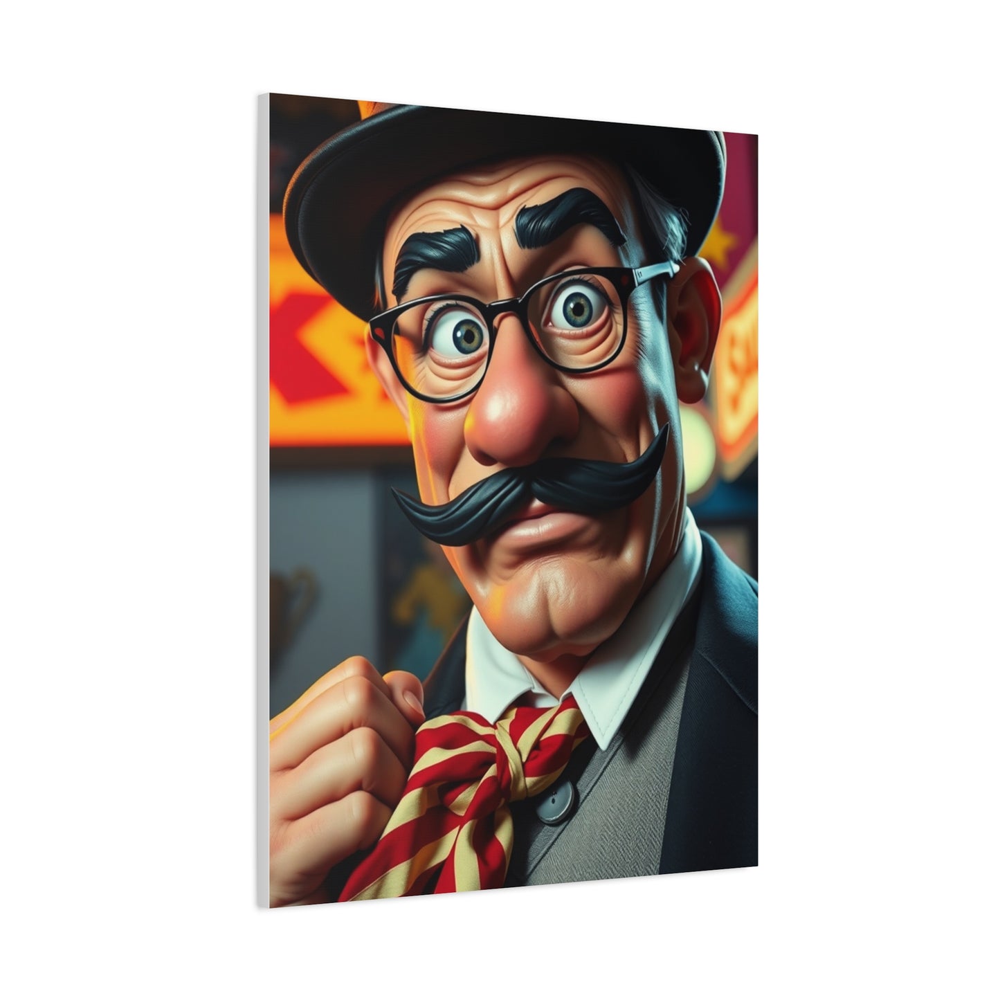 Elite Rich Uncle Pennybags Art Vision Wall Art & Canvas Print