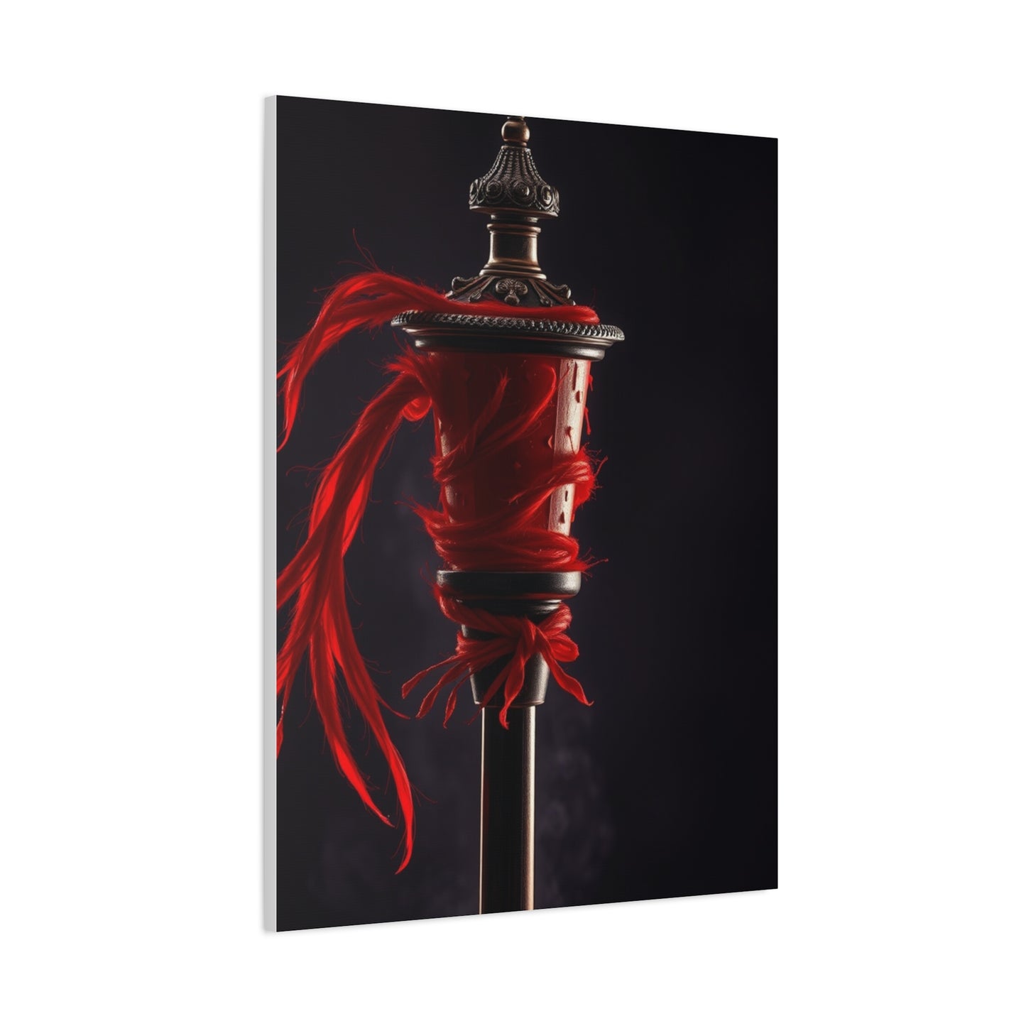 Crimson Symphony Canvas Wall Art & Canvas Print