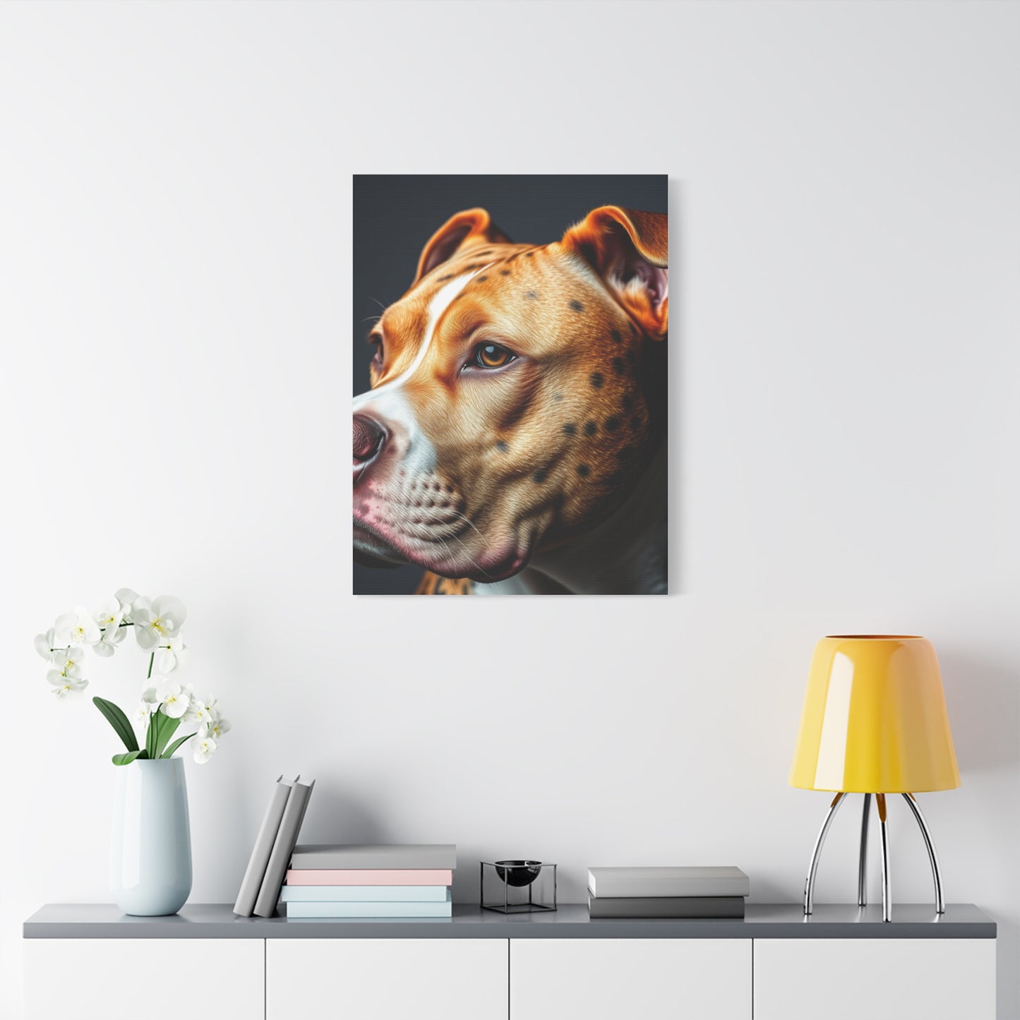 Vision Pit Bull Art Art Wall Art & Canvas Print