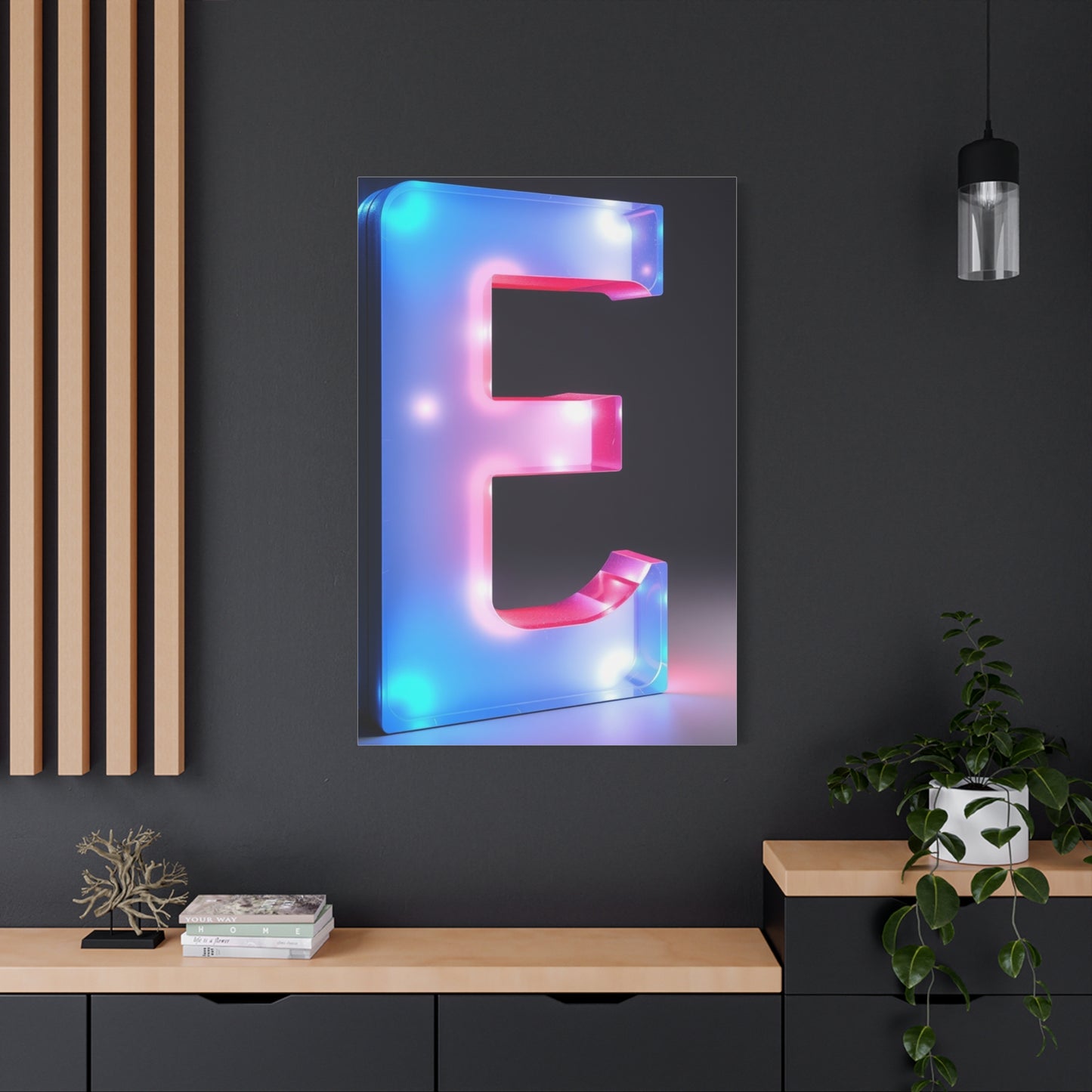 The Letter E - Art Luxury Canvas Wall Art & Canvas Print
