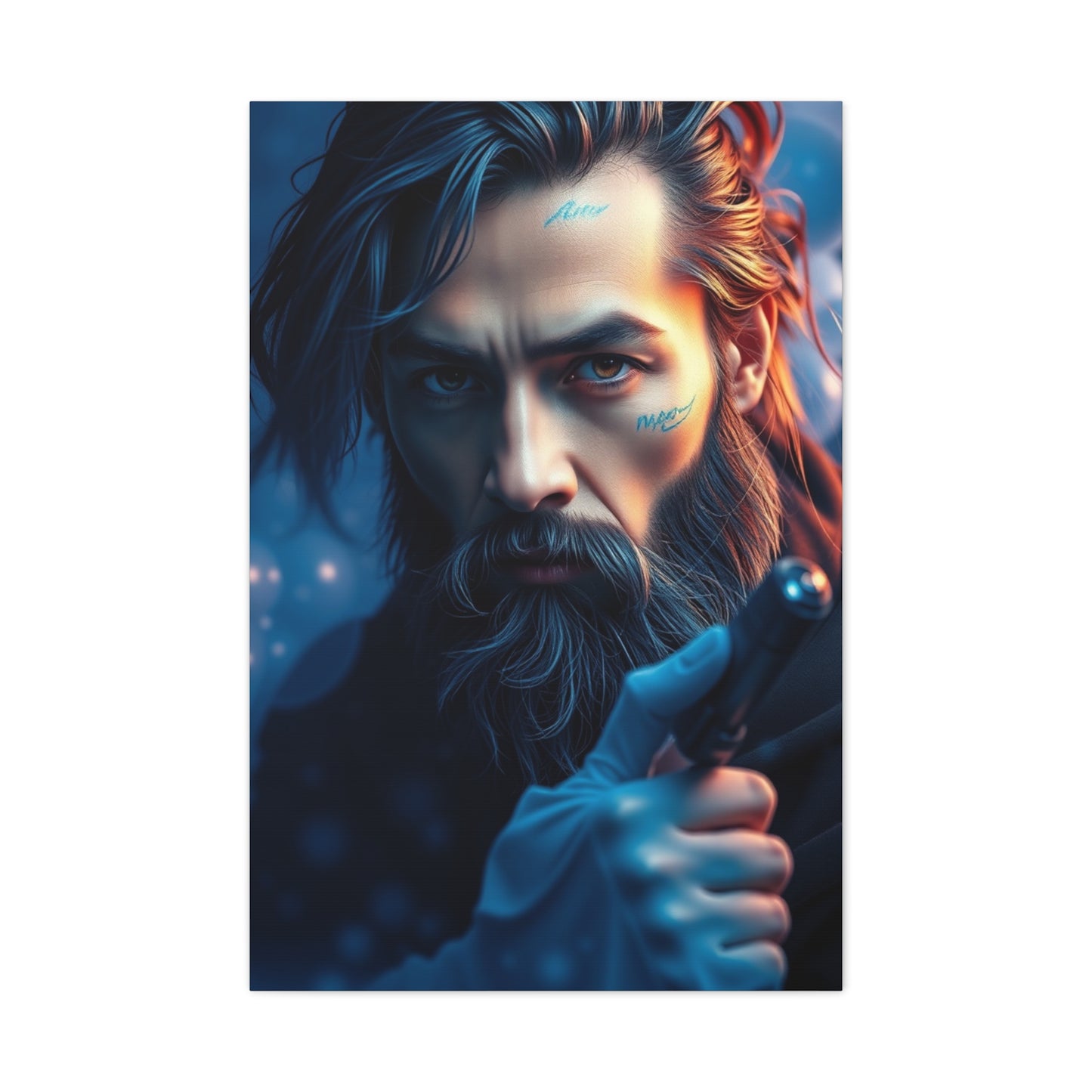 Sapphire Elegance Wall Art Wall Art & Canvas Print