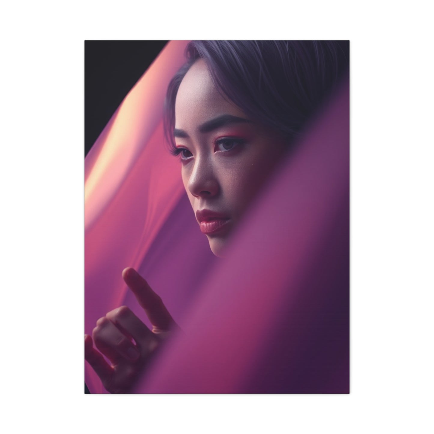 Imperial Violet Vignette Wall Art & Canvas Print