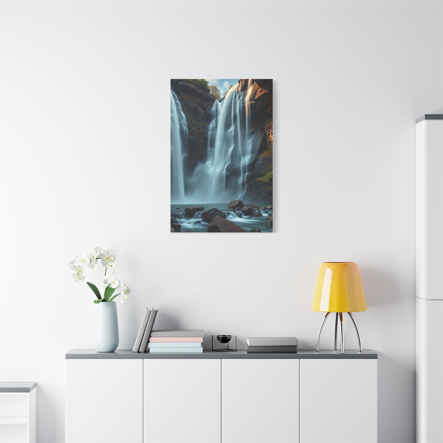 Ethereal Torrent Composition Wall Art & Canvas Print