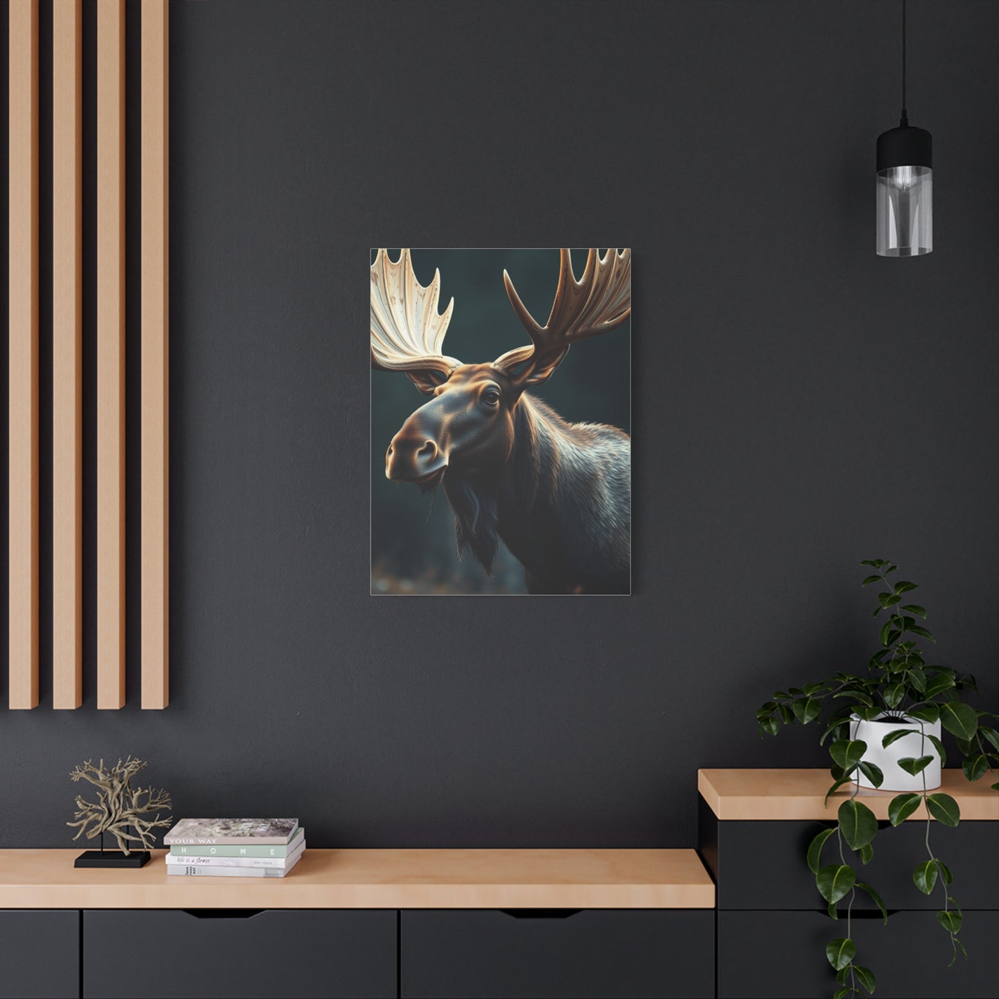 Moose Art Refined Canvas Wall Art & Canvas Print