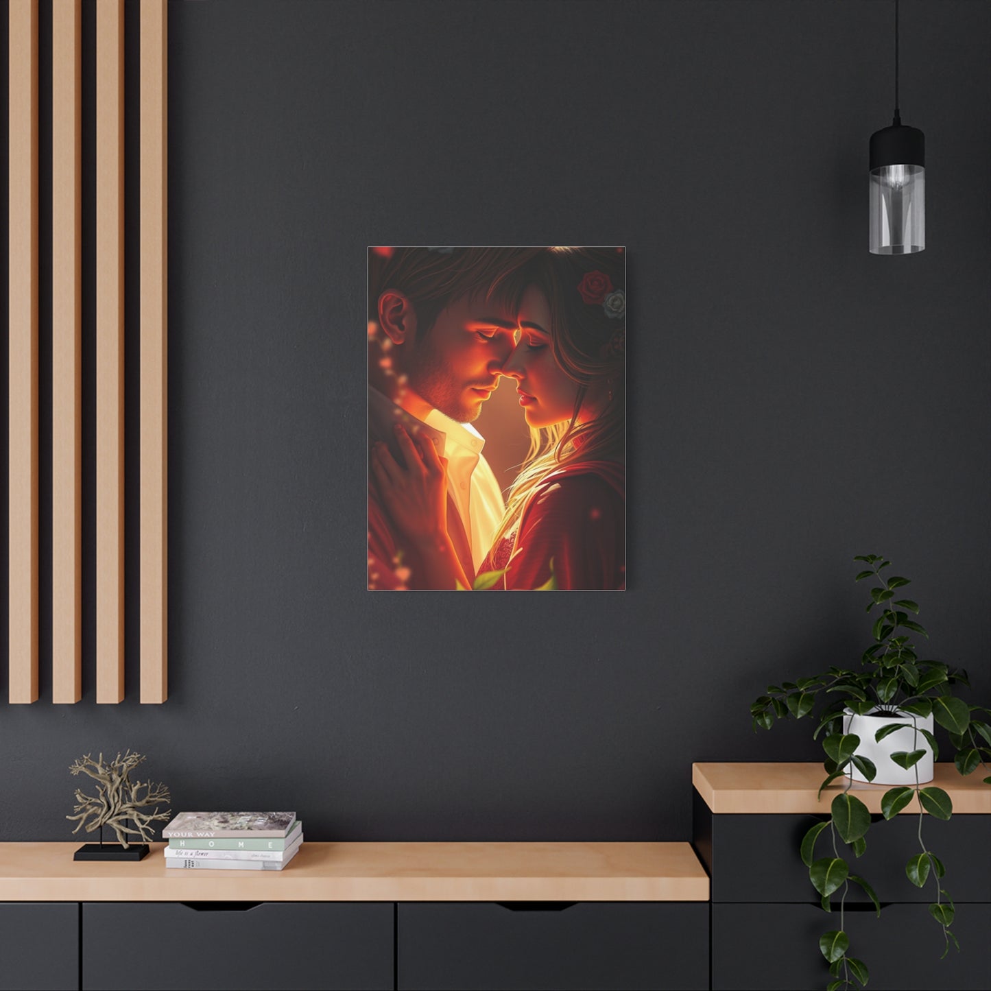 Radiant Love Art Wall Art & Canvas Print