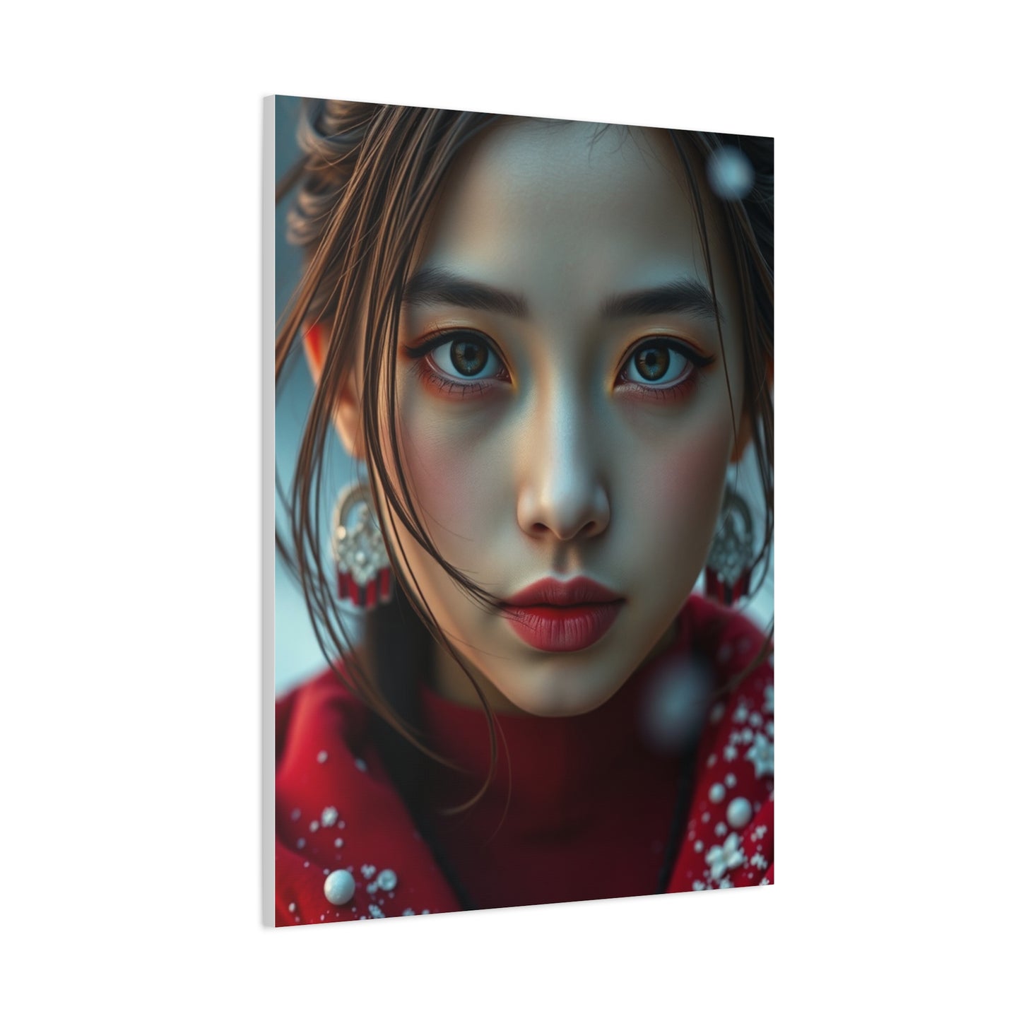 Chic Crimson Canvas Wall Art & Canvas Print