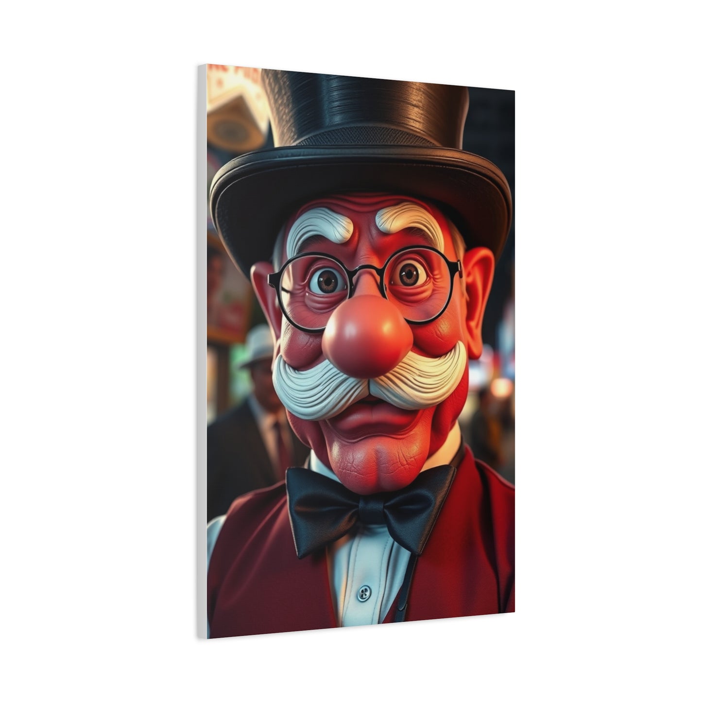 Rich Uncle Pennybags Art Luxury Canvas Wall Art & Canvas Print