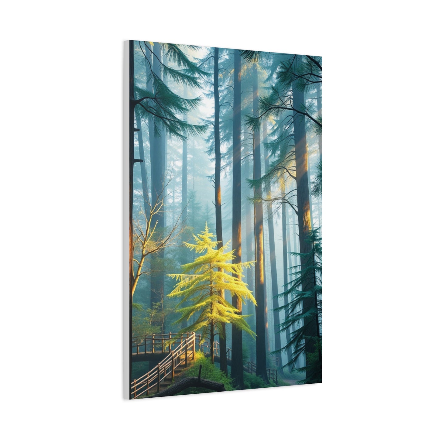 Leafy Tranquility Masterpiece Wall Art & Canvas Print