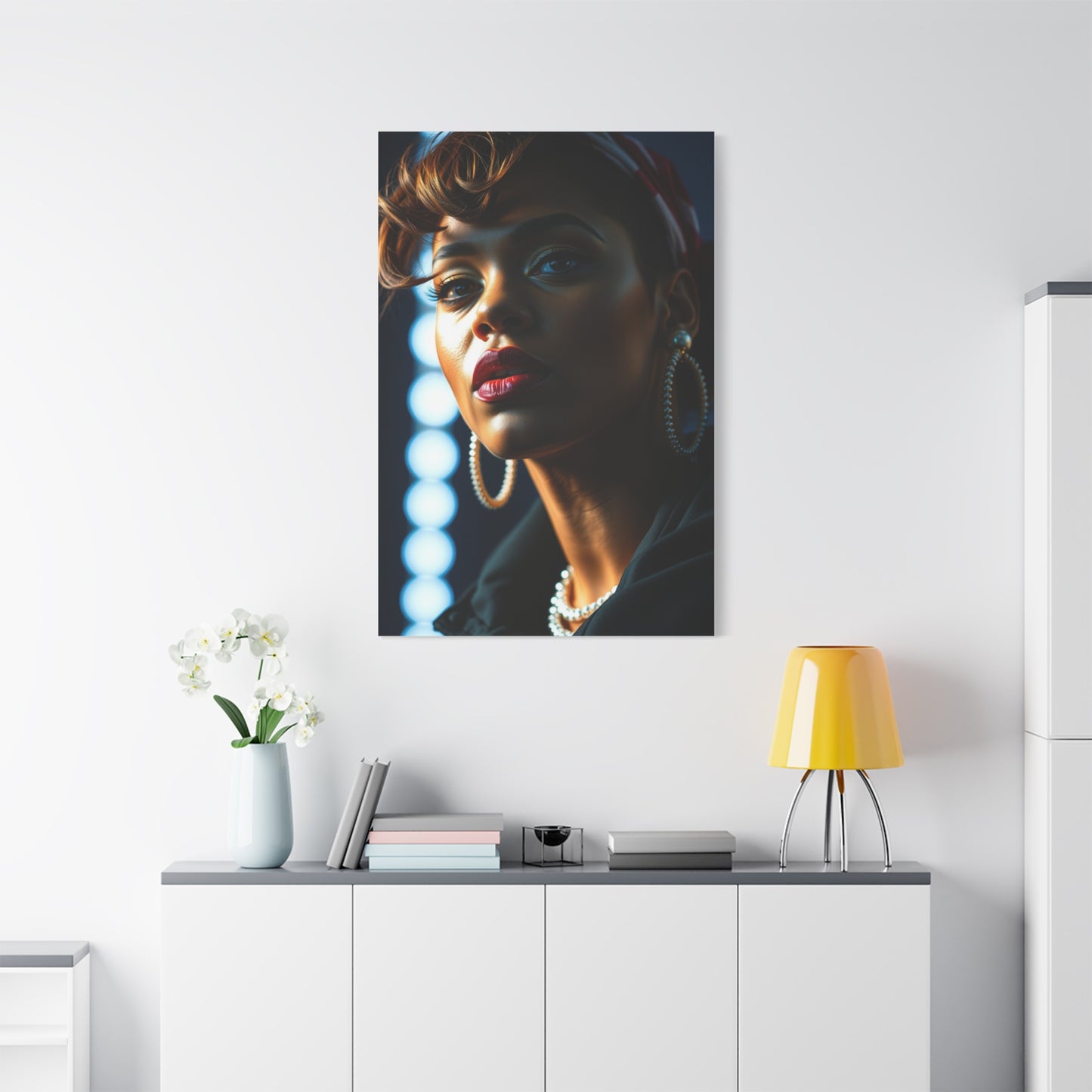 Rihannas Radiant Muse on Canvas Wall Art & Canvas Print