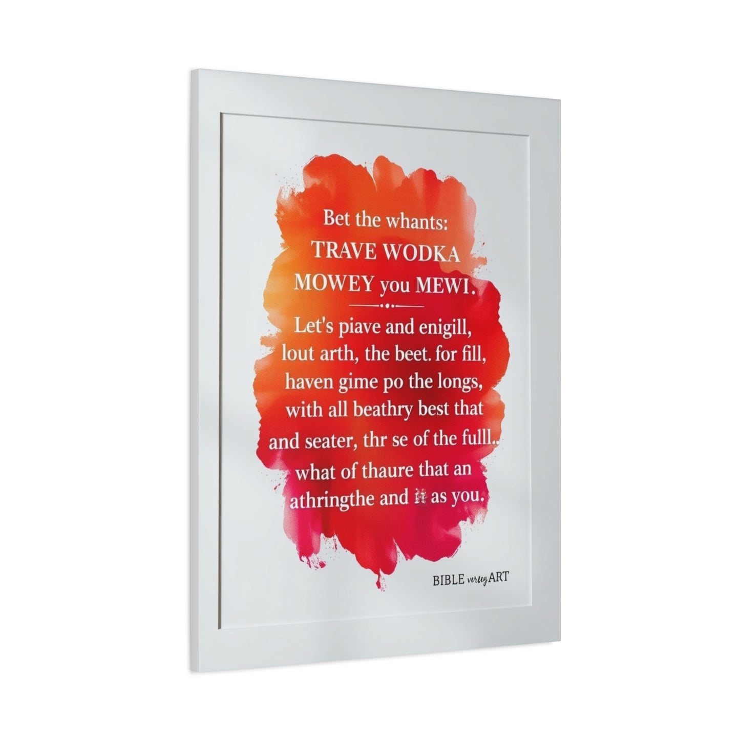 Elite Bible Verse Art Vision Wall Art & Canvas Print