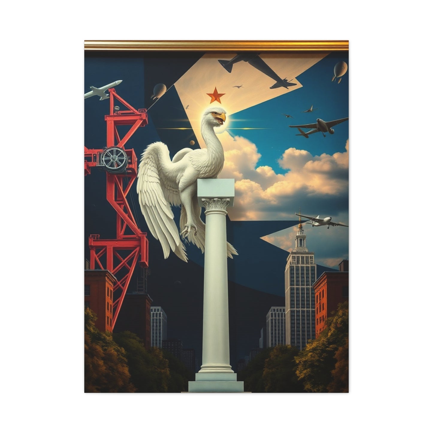 Masterpiece Landmark Art Vision Wall Art & Canvas Print