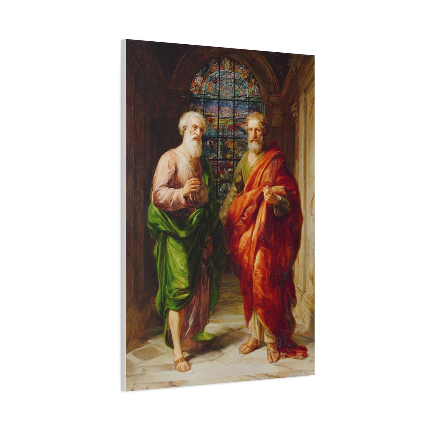 St Peter and St Paul in Cathedral Light Wall Art & Canvas Print