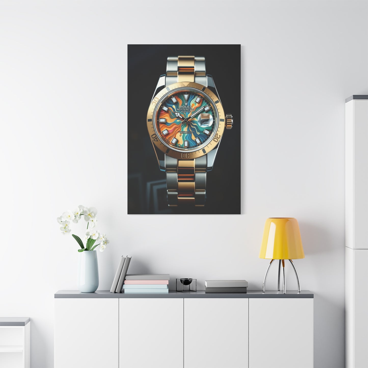 Refined Timekeeper Art Wall Art & Canvas Print