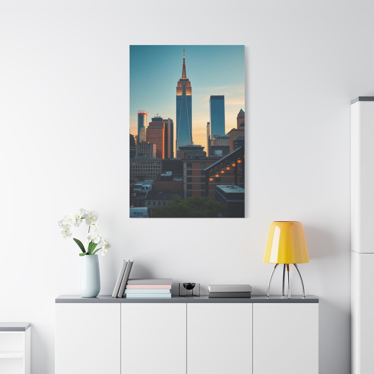Skyward Promenade Elegance Wall Art & Canvas Print