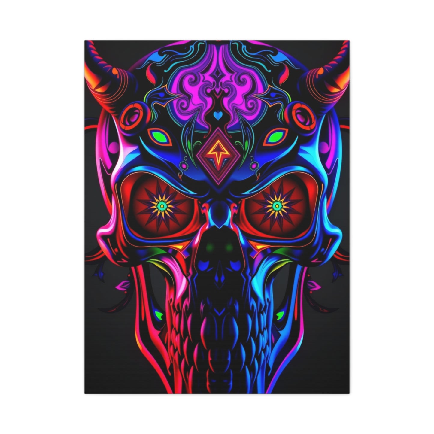 Trance Skull Elegance Wall Art & Canvas Print