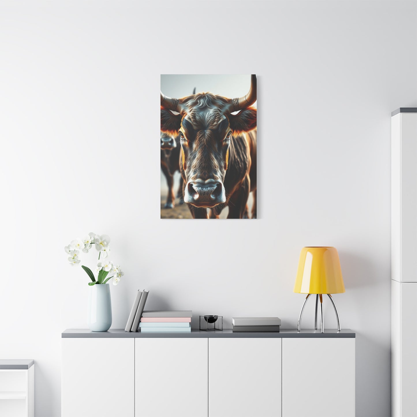 Bovine Majesty Canvas Collection Wall Art & Canvas Print