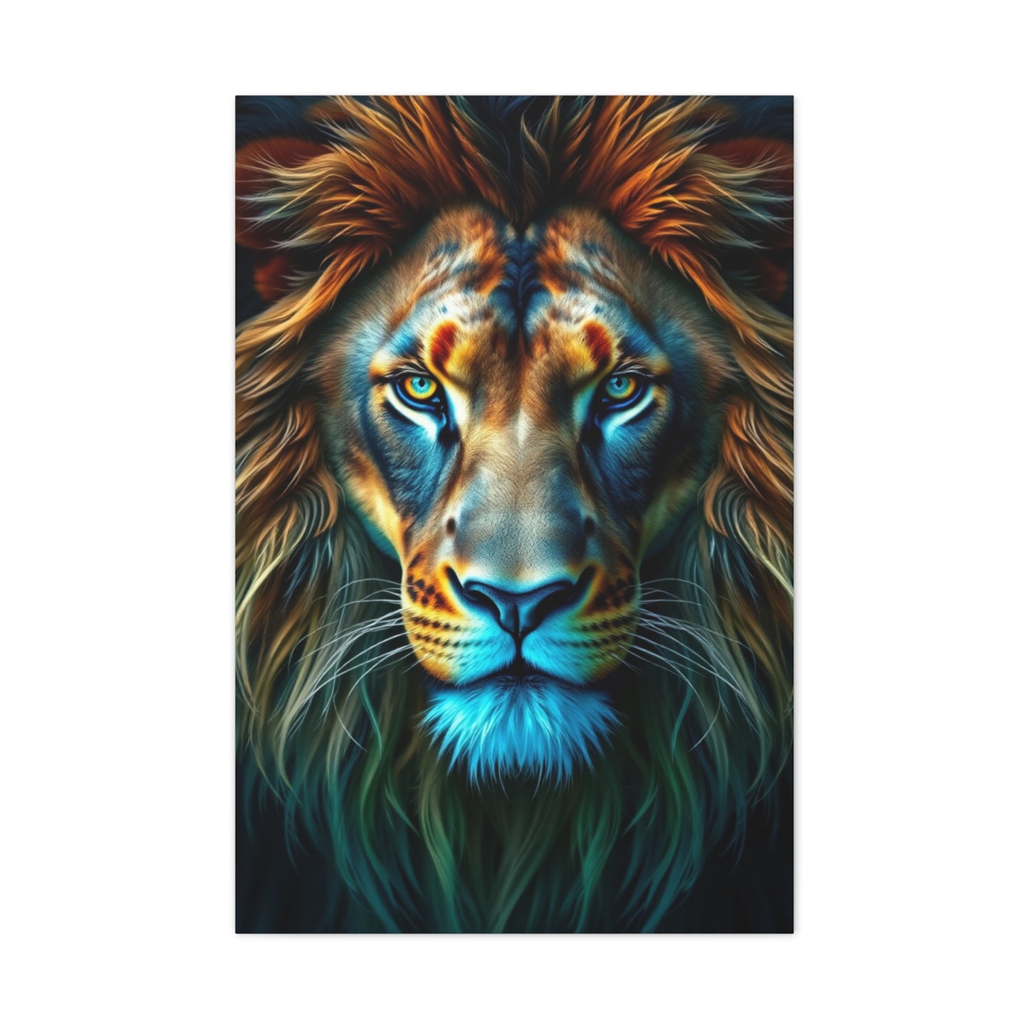 Imperial Majesty in Brushstrokes Wall Art & Canvas Print