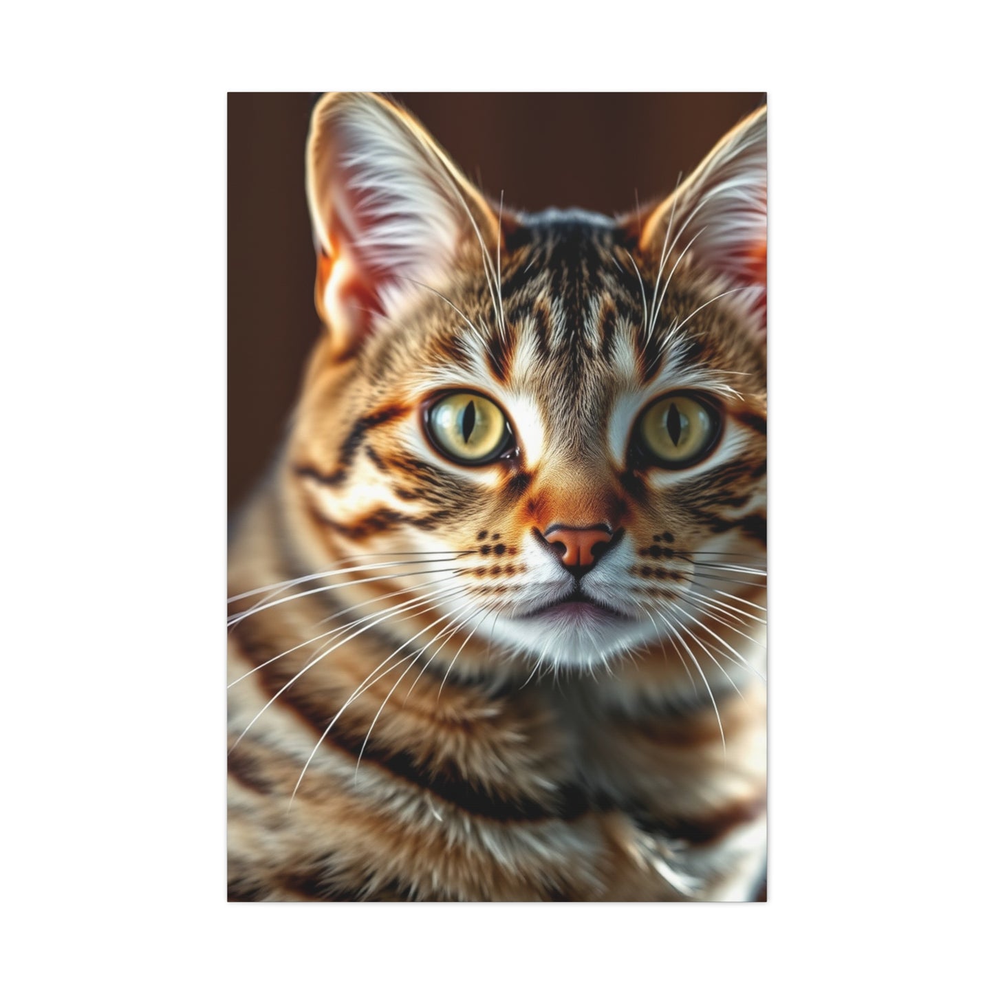 Vision Tabby Cat Art Art Wall Art & Canvas Print
