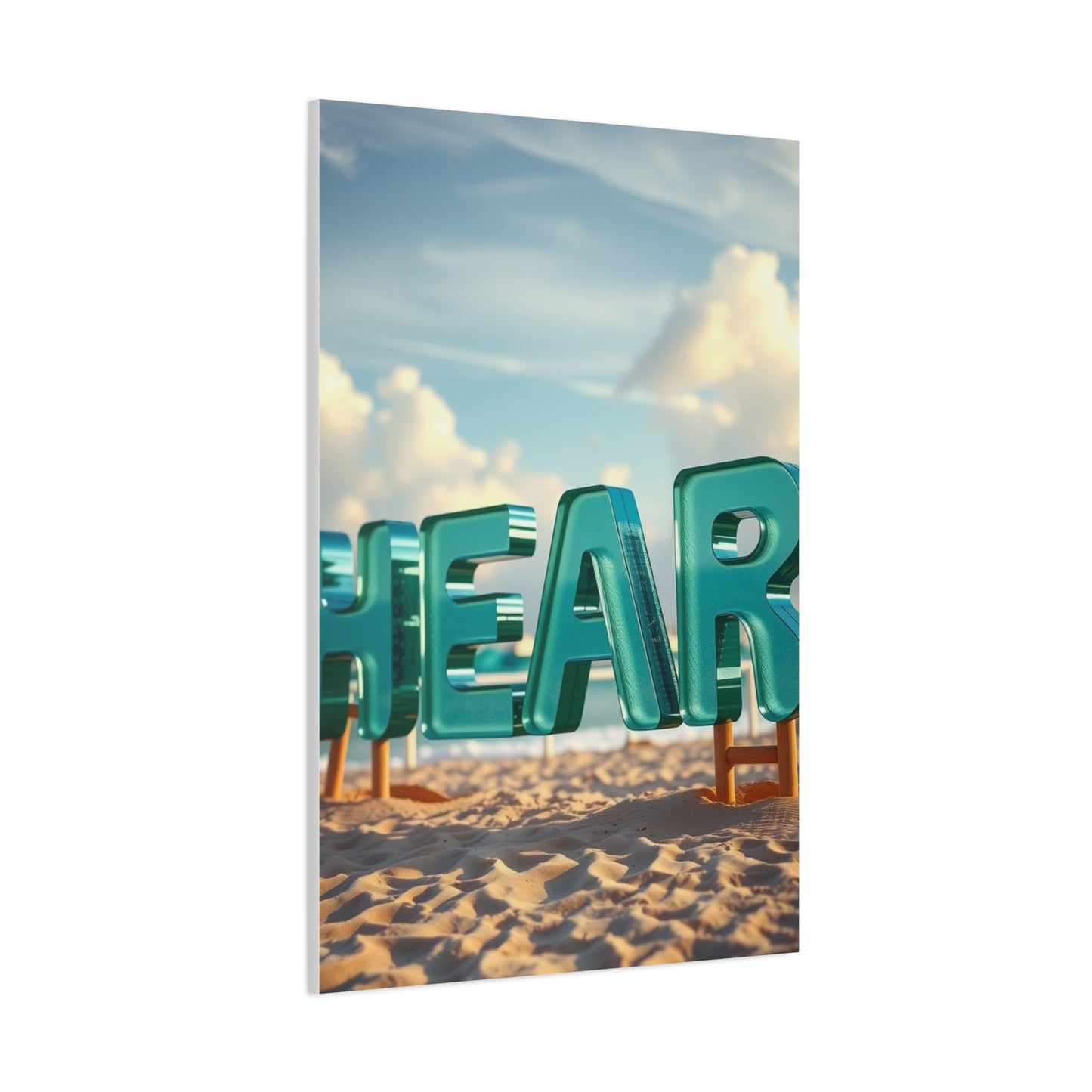 Sublime Beachfront Tableau Wall Art & Canvas Print