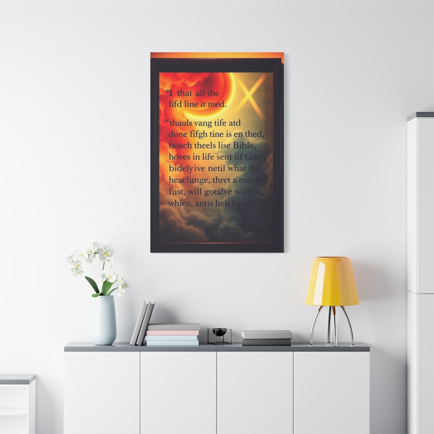 Vision Bible Verse Art Art Wall Art & Canvas Print