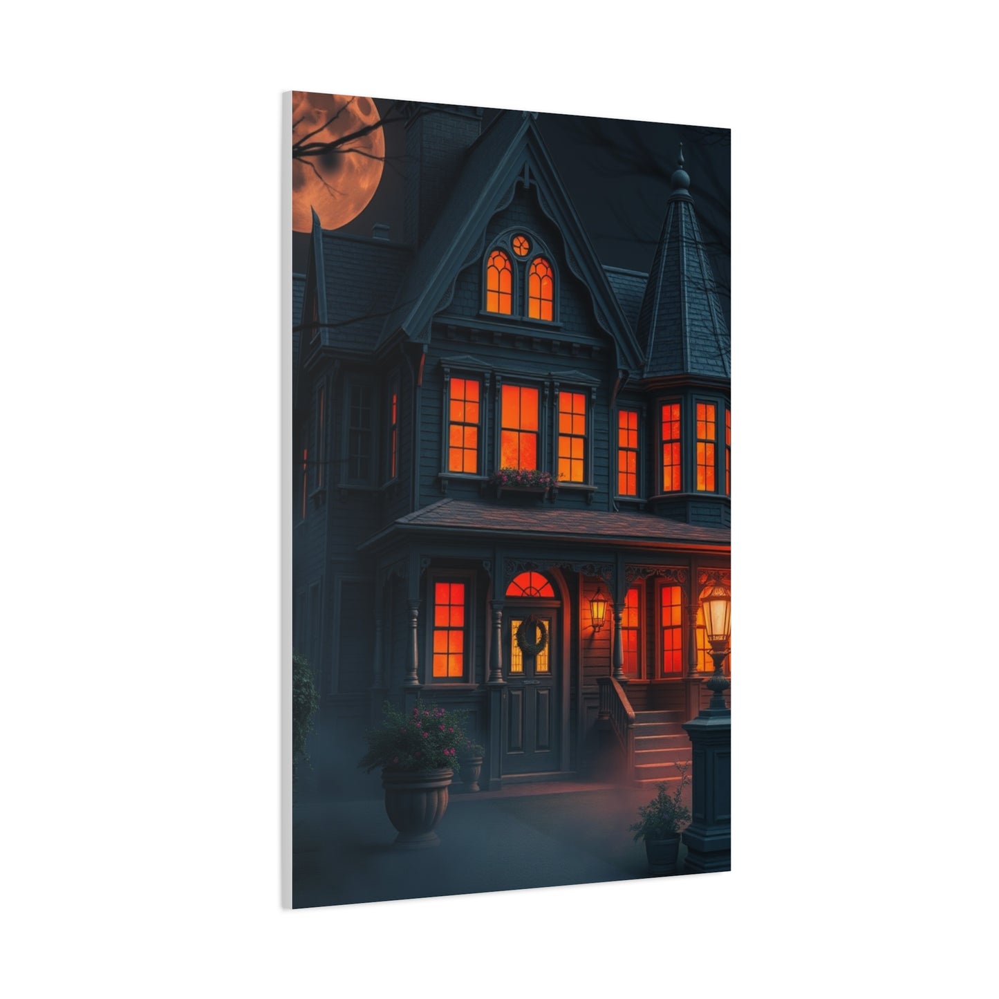 Haunted House Art Luxury Canvas Wall Art & Canvas Print