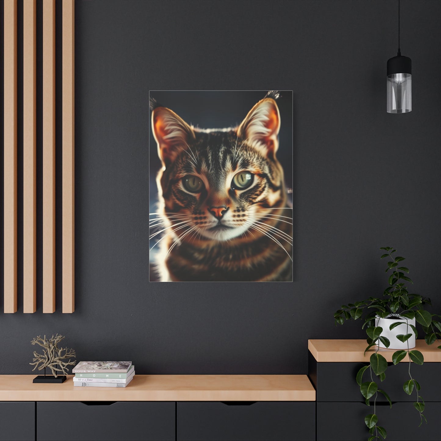 Elite Tabby Cat Art Vision Wall Art & Canvas Print