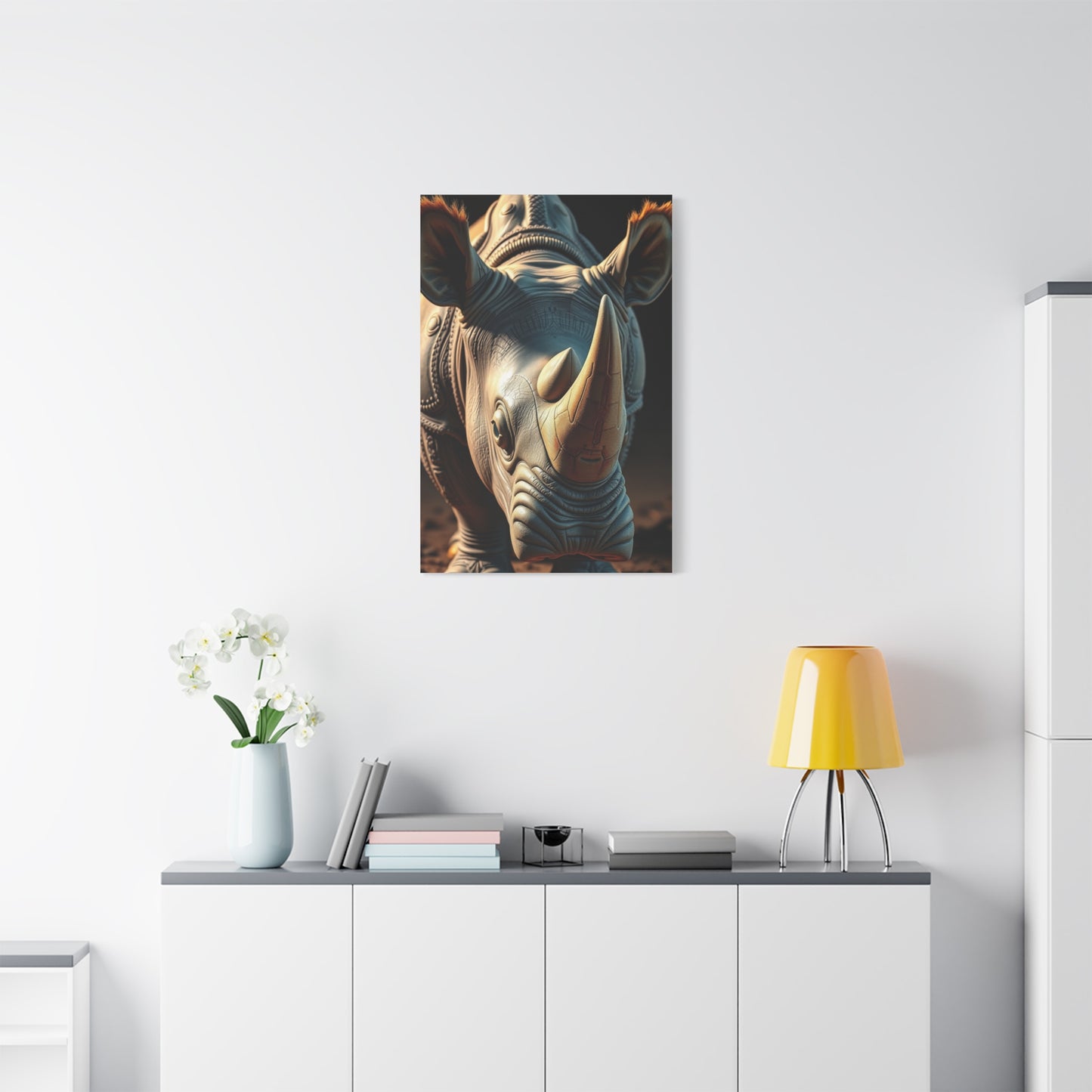 Rhinoceros Art Refined Canvas Wall Art & Canvas Print