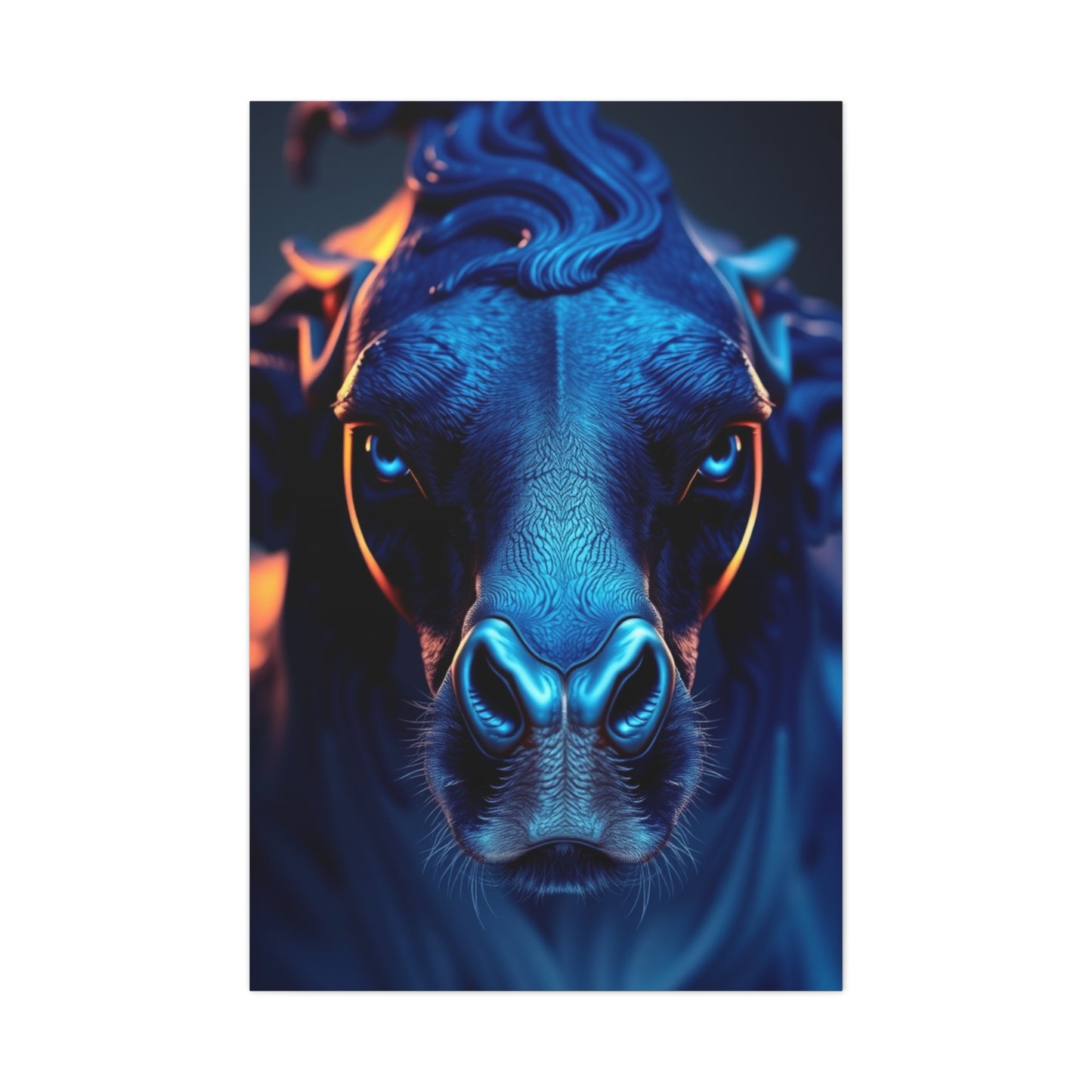 Supreme Navy Blue Art Collection Wall Art & Canvas Print