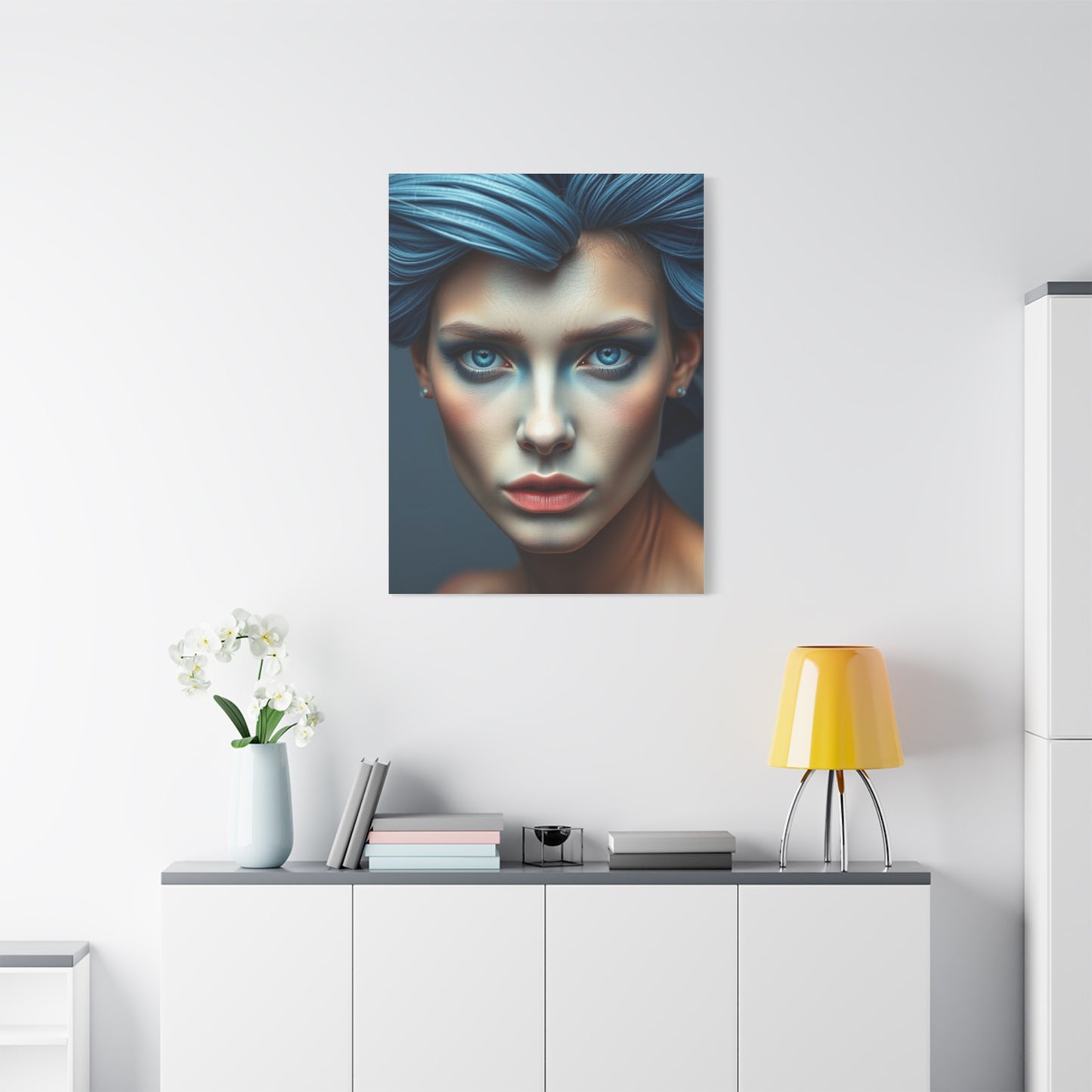 Blue & Gray Art Refined Canvas Wall Art & Canvas Print