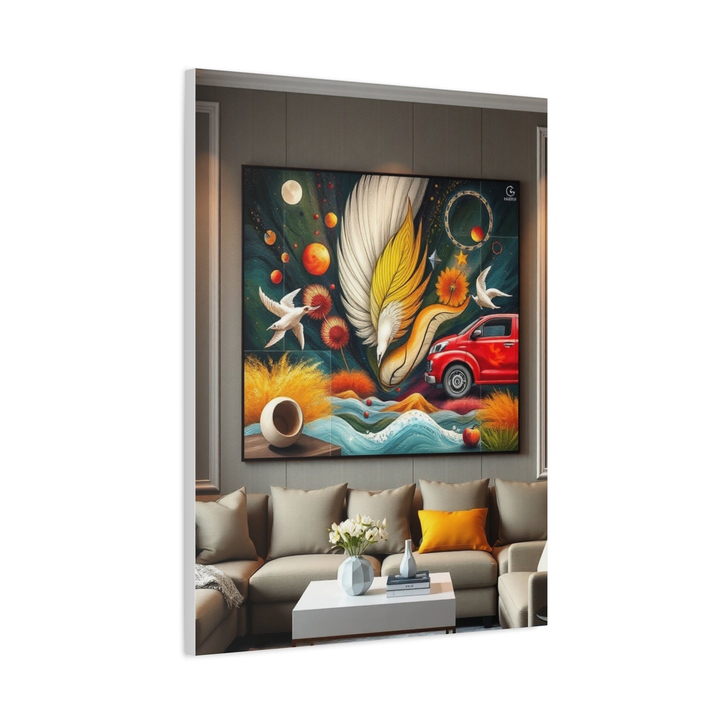 Sublime Lounge Canvas Wall Art & Canvas Print
