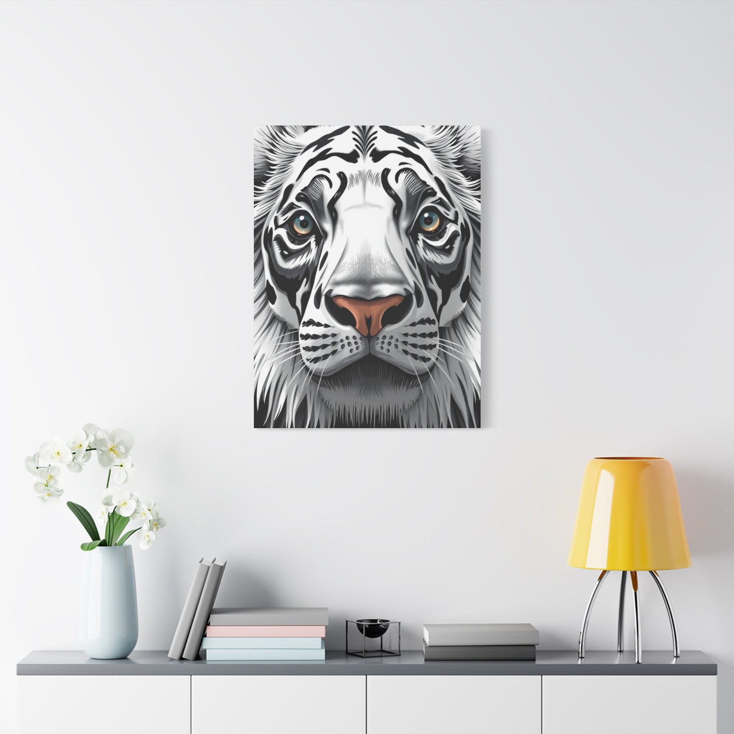 Black and White Illustrations Art Luxury Canvas Wall Art & Canvas Print
