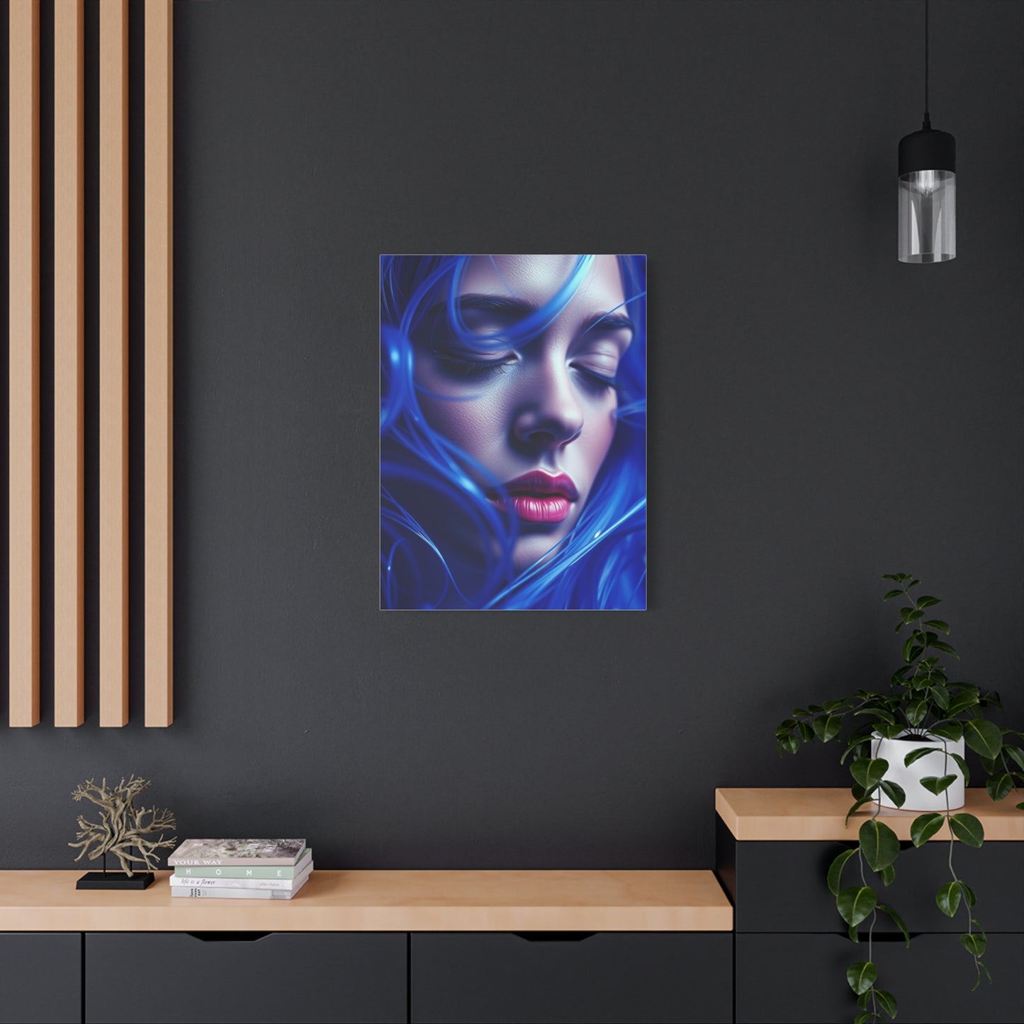 Supreme Blue Music Art Collection Wall Art & Canvas Print
