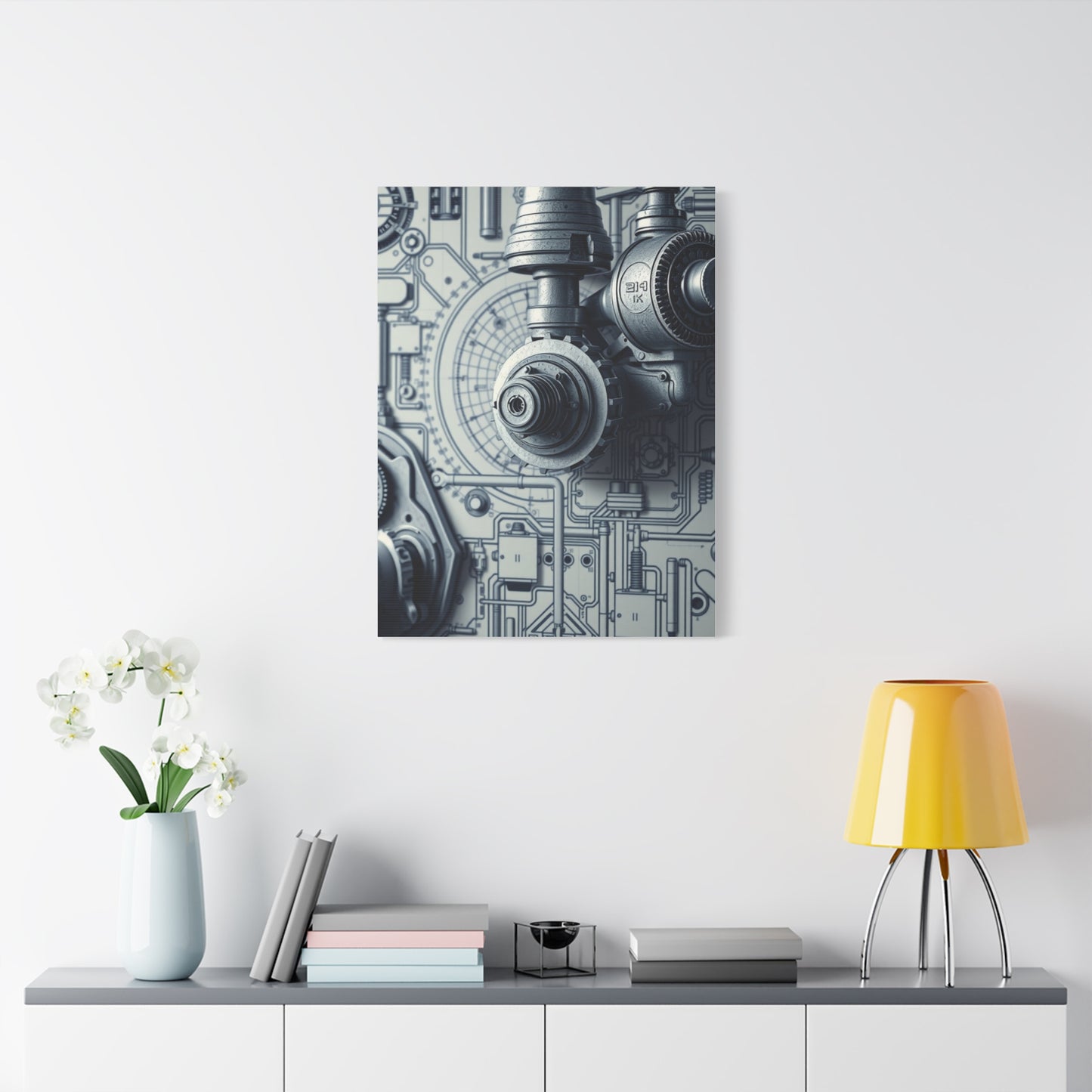 Vision Engineering & Machinery Blueprints Art Art Wall Art & Canvas Print