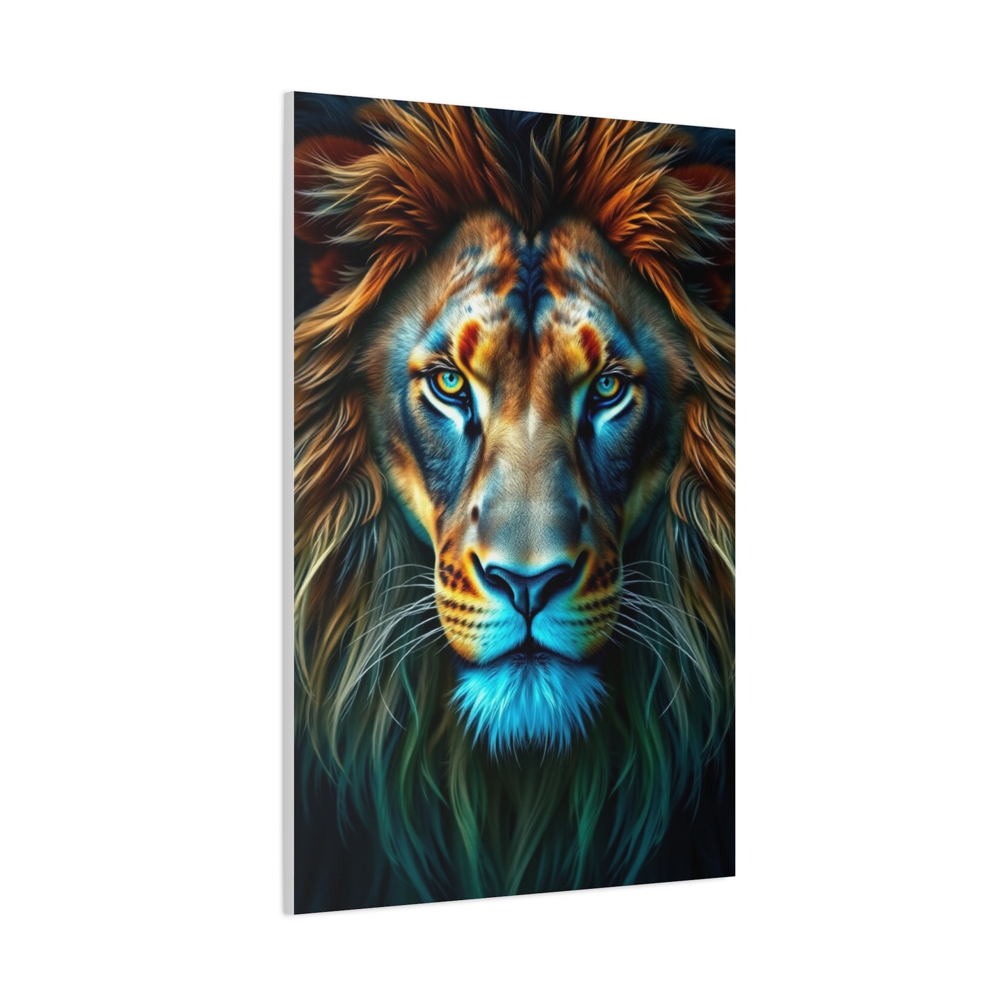 Imperial Majesty in Brushstrokes Wall Art & Canvas Print