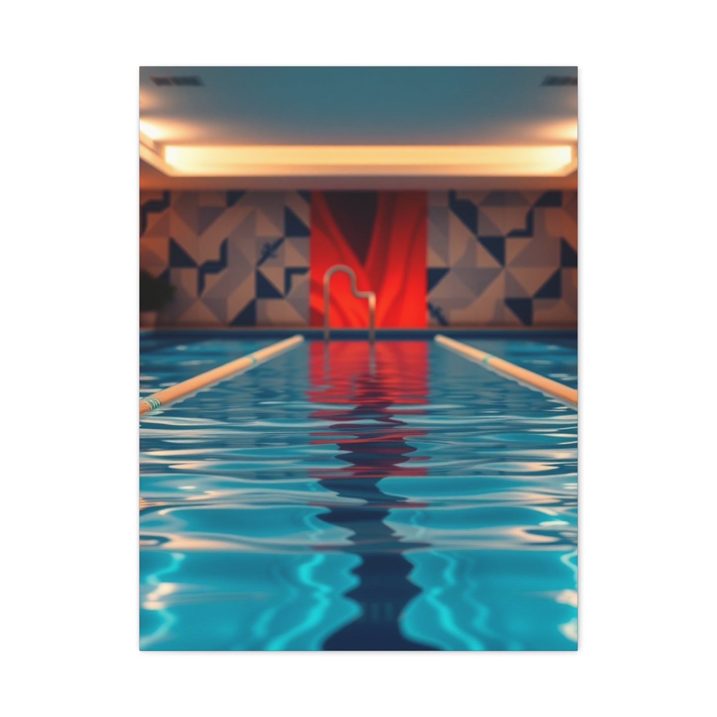 Swimming Pool Art Refined Canvas Wall Art & Canvas Print