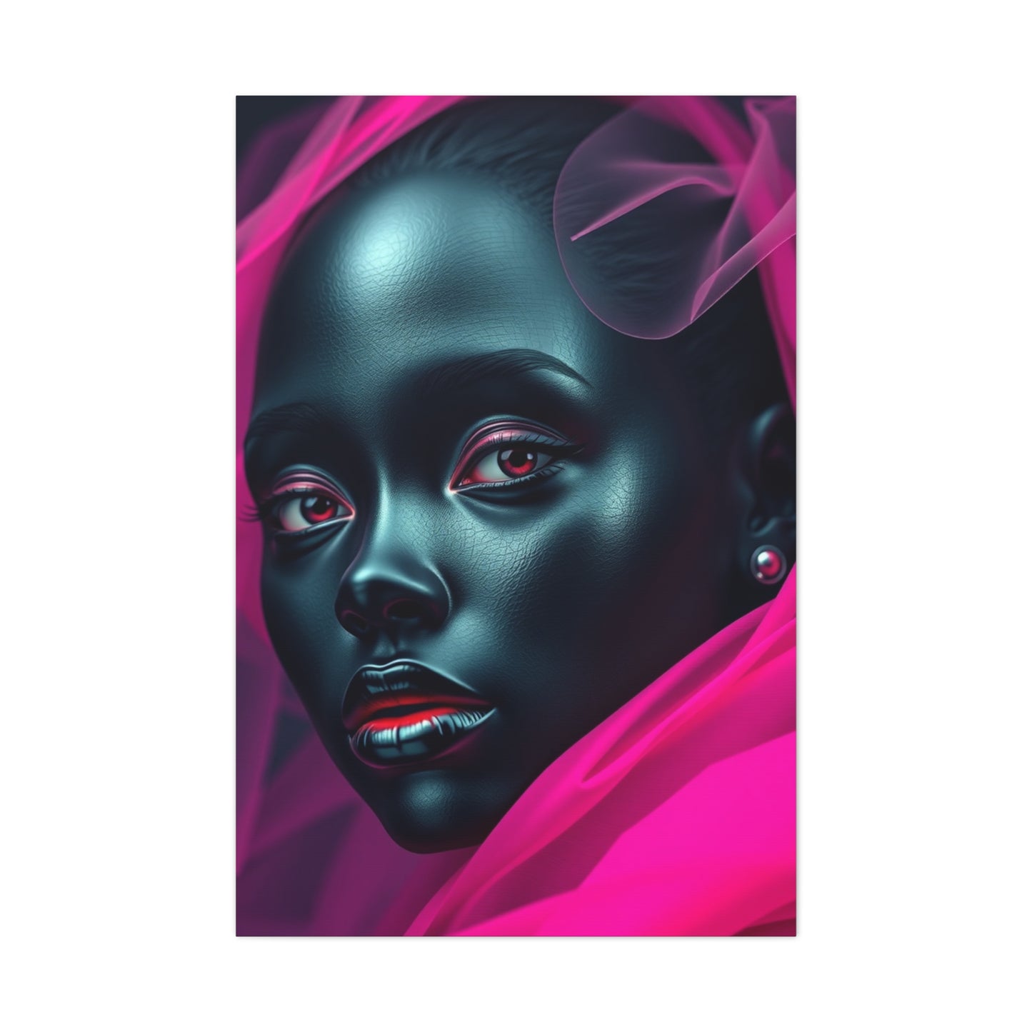 Supreme Black & Pink Art Collection Wall Art & Canvas Print