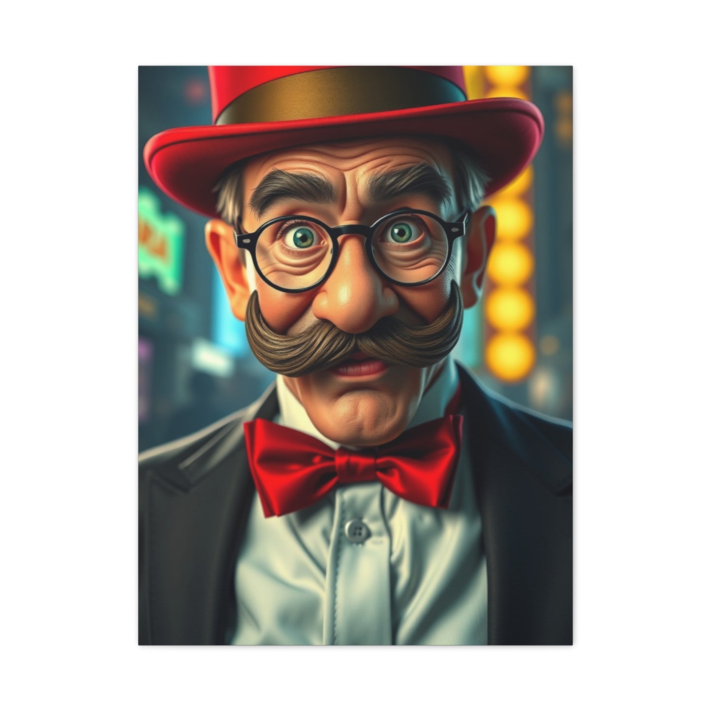 Collection Rich Uncle Pennybags Art Art Wall Art & Canvas Print