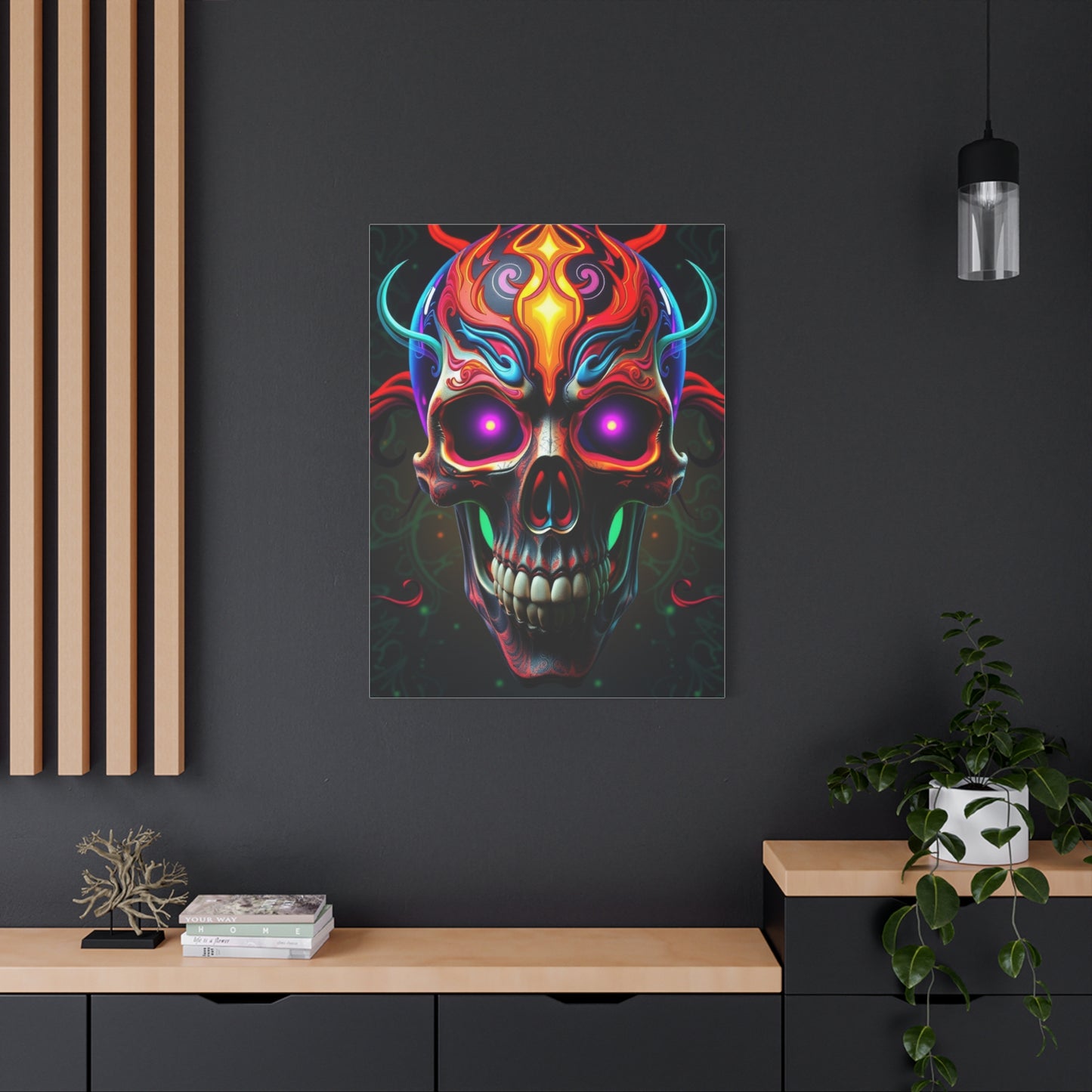 Luxury 3D Trippy Skull Art By Ali Gulec Art Collection Wall Art & Canvas Print