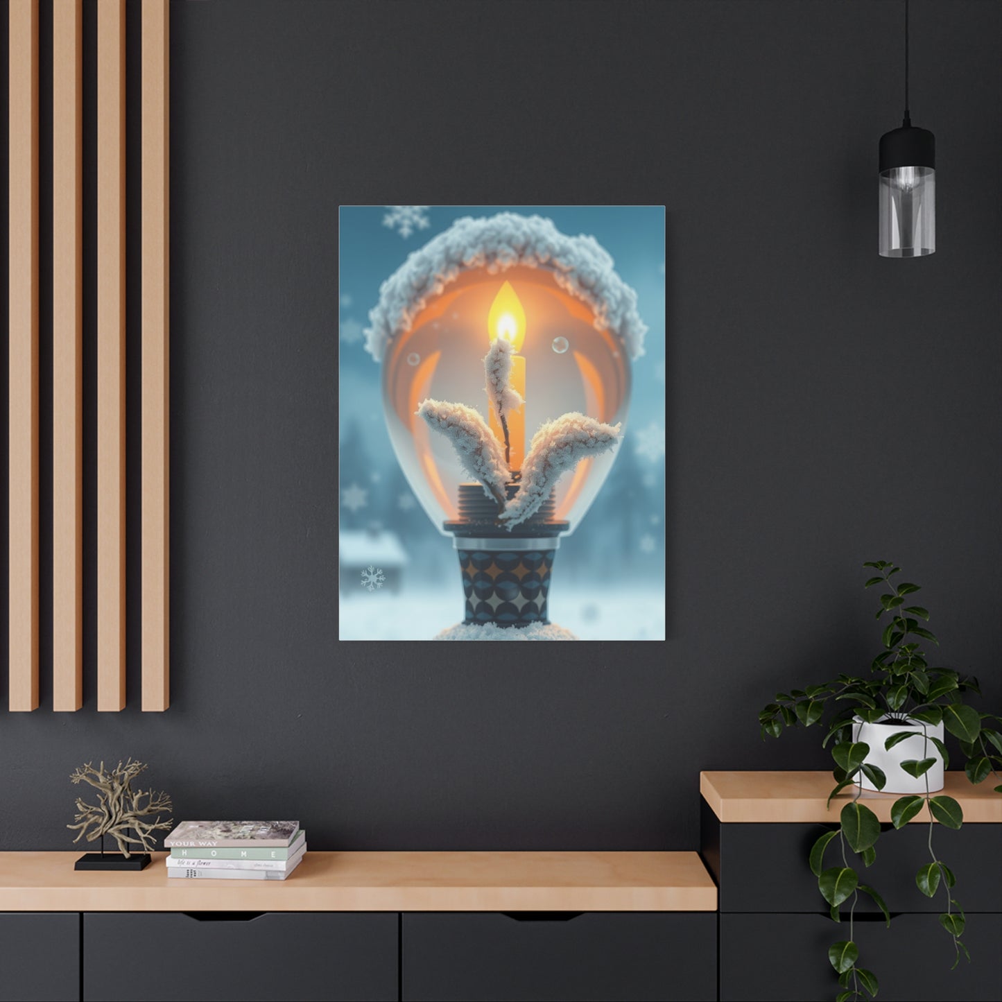 Frosted Elegance Canvas Wall Art & Canvas Print