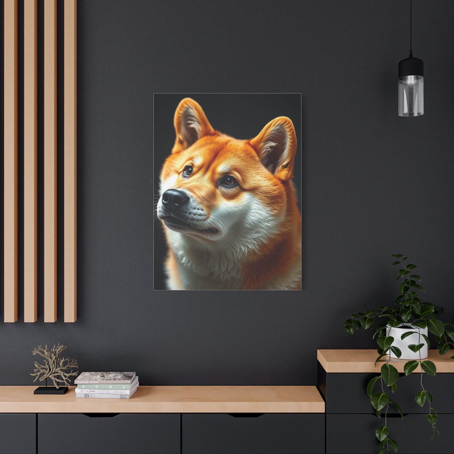 Shiba Inu Dog Art Luxury Canvas Wall Art & Canvas Print