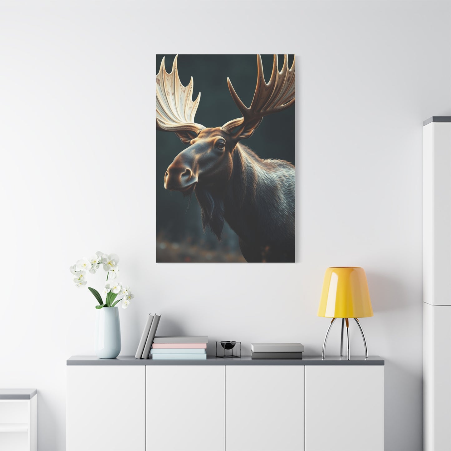 Moose Art Refined Canvas Wall Art & Canvas Print