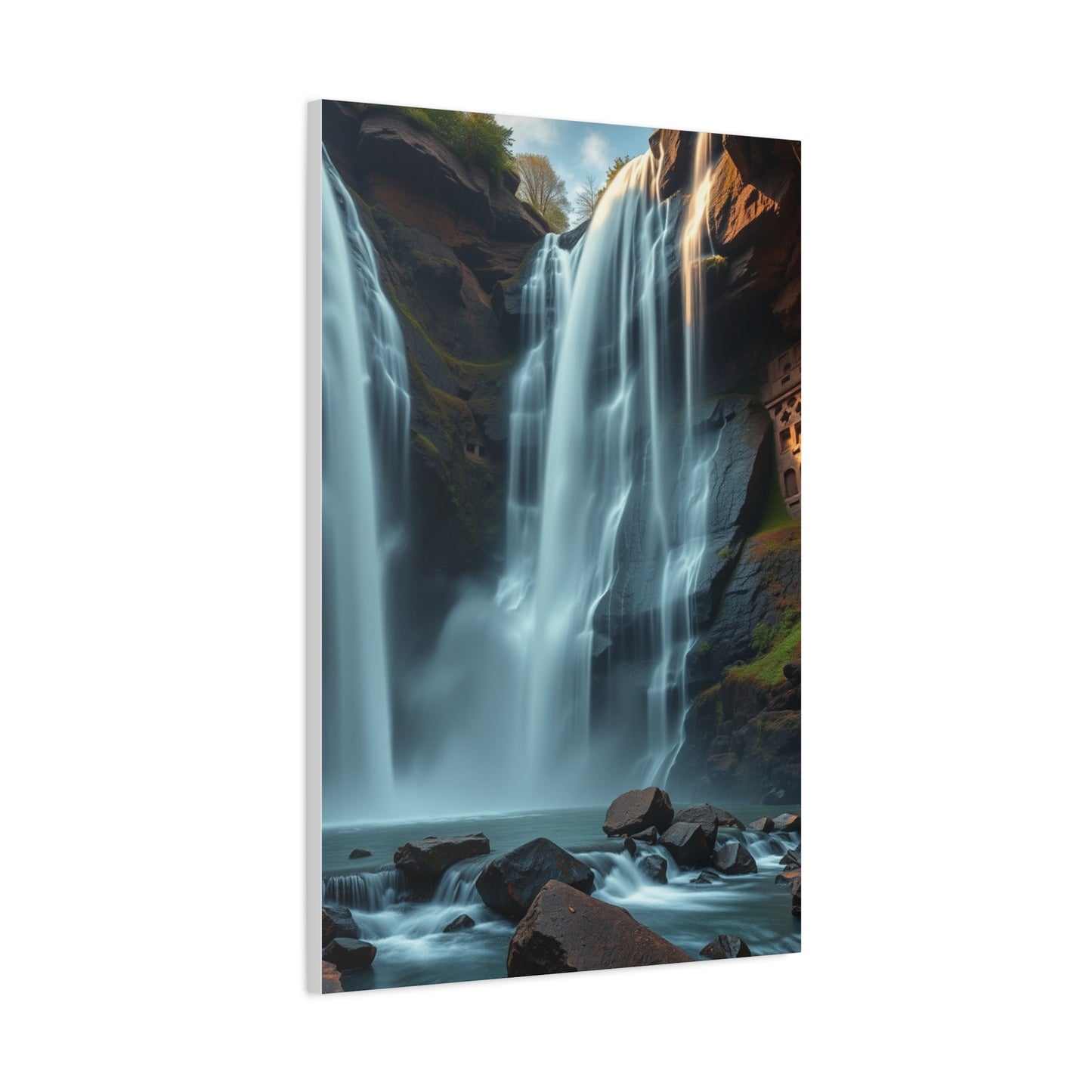 Ethereal Torrent Composition Wall Art & Canvas Print