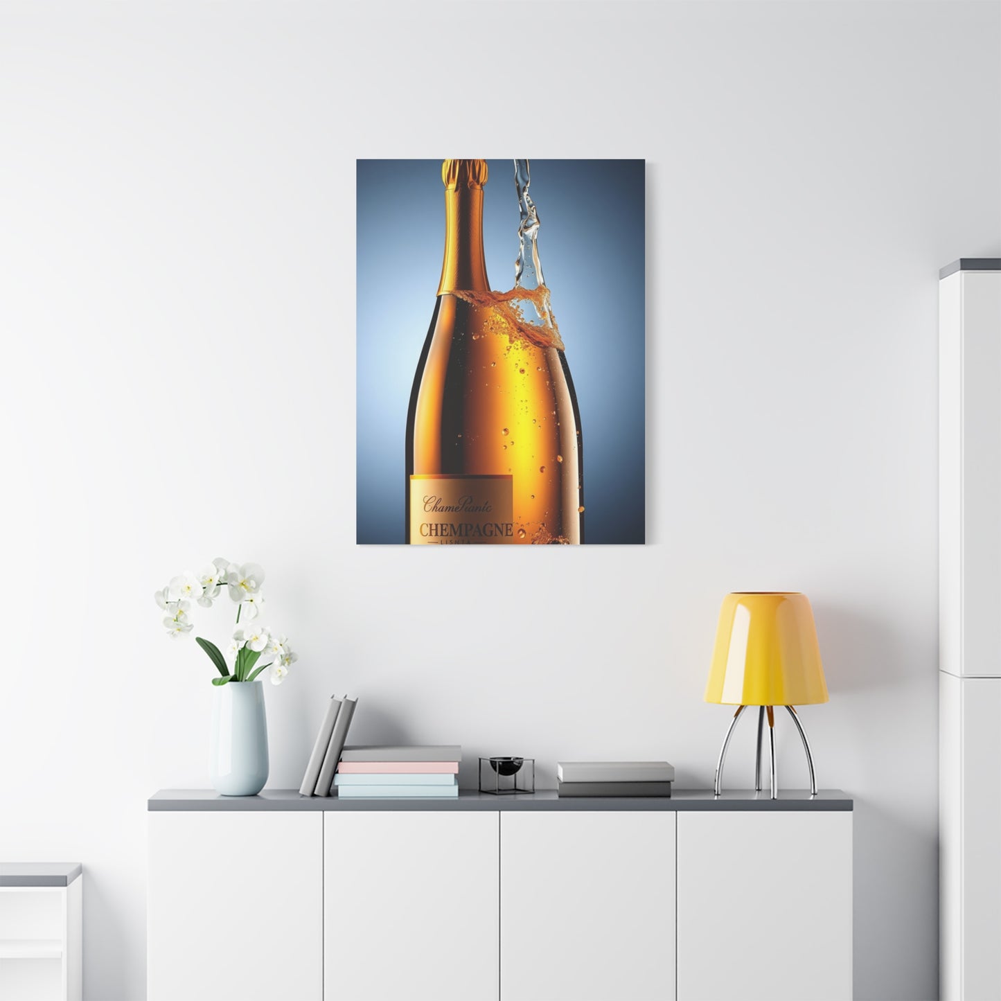 Champagne Art Luxury Canvas Wall Art & Canvas Print