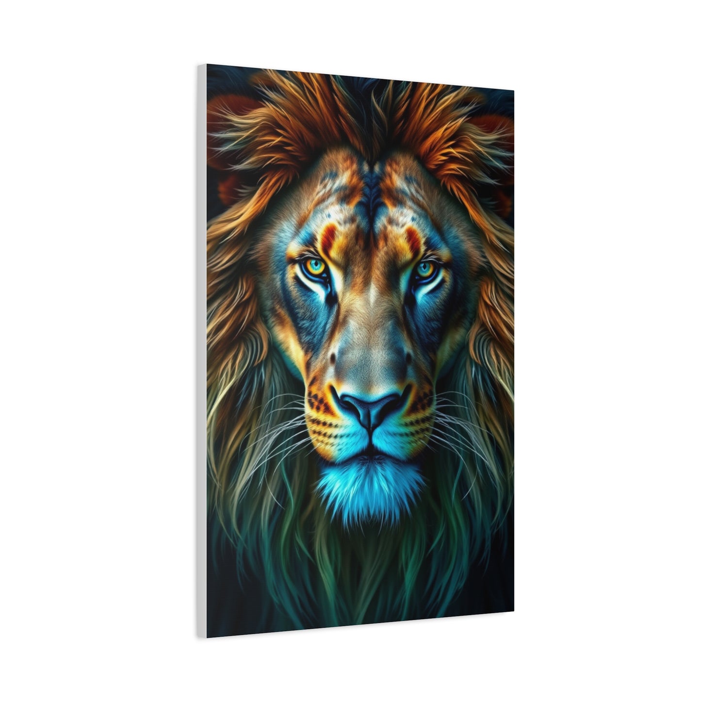 Imperial Majesty in Brushstrokes Wall Art & Canvas Print